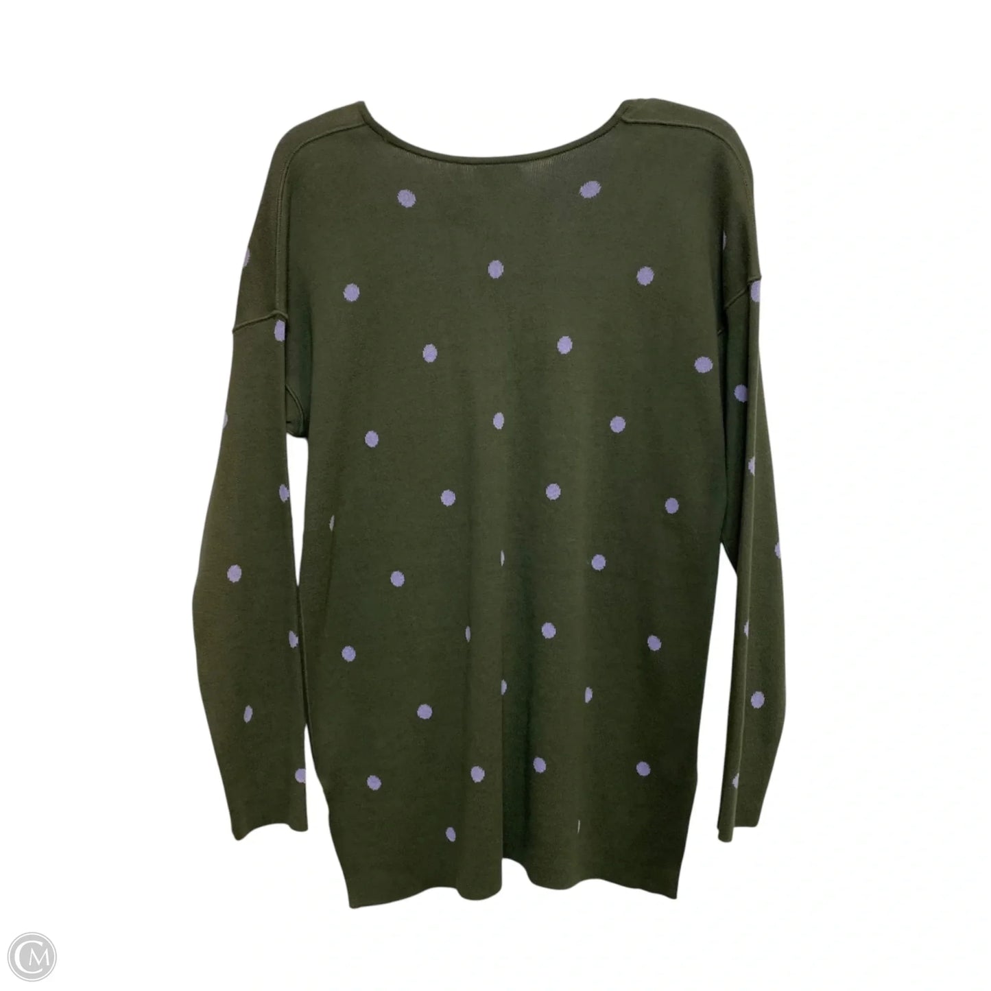 Sweater By J. Jill In Green & Purple, Size: Xs