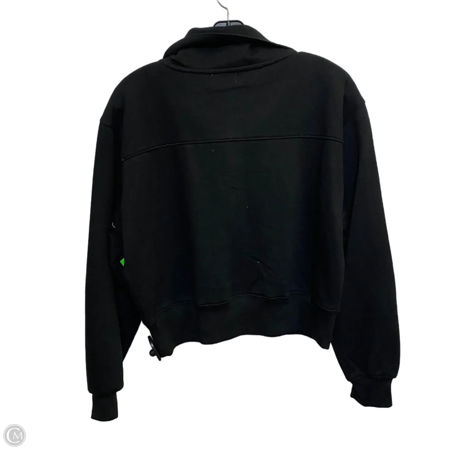 Sweatshirt Collar By Pink Lily In Black, Size: M