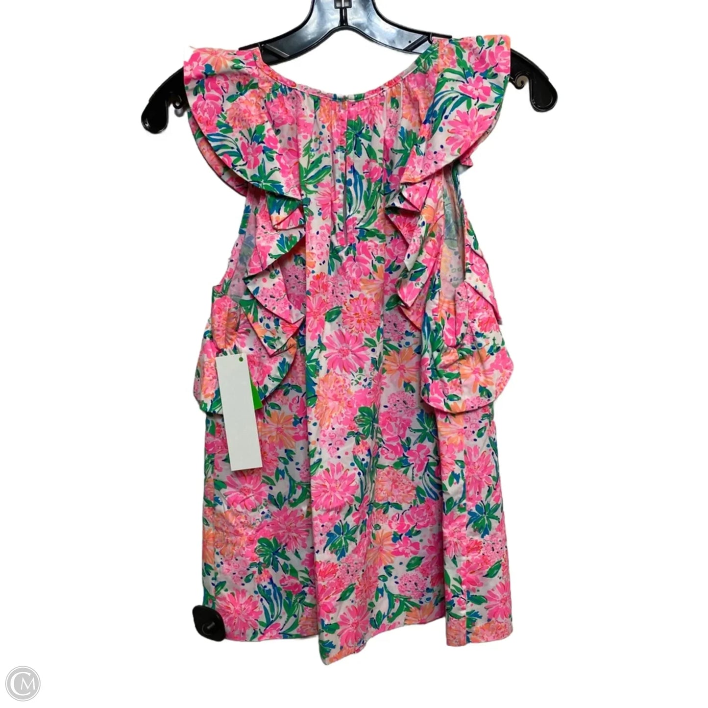 Top Sleeveless Designer By Lilly Pulitzer In Pink, Size: M