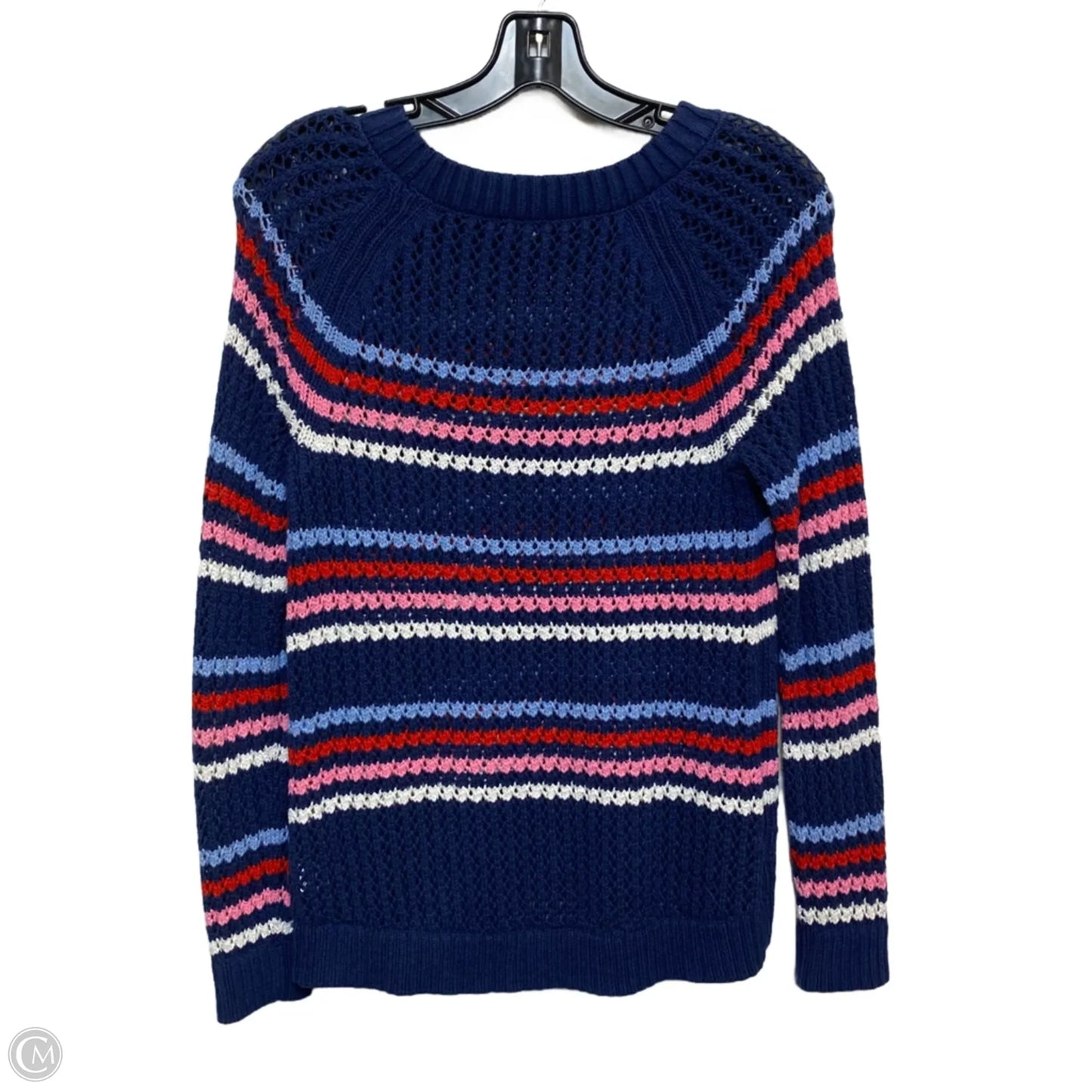 Sweater By Talbots In Blue & Red, Size: S