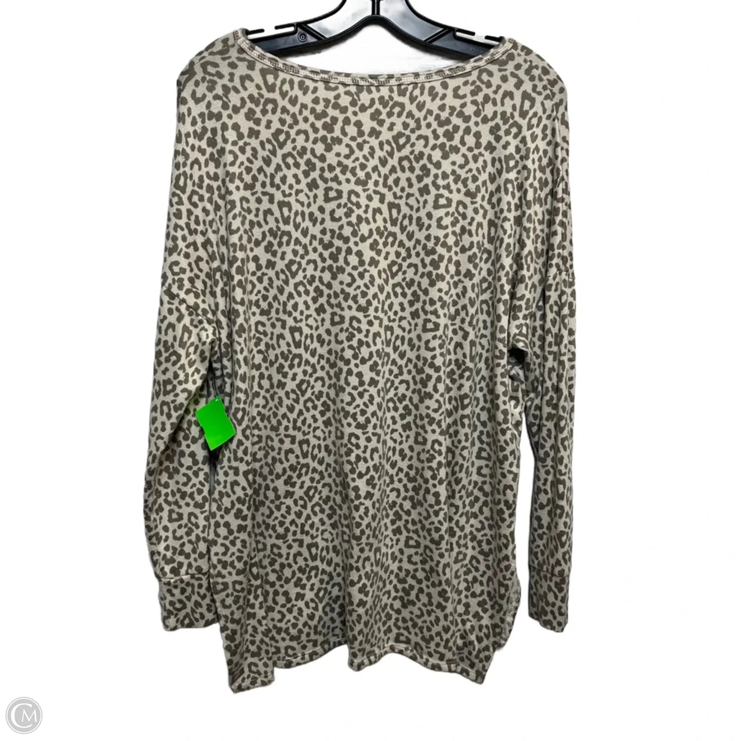 Top Long Sleeve By American Eagle In Brown, Size: M