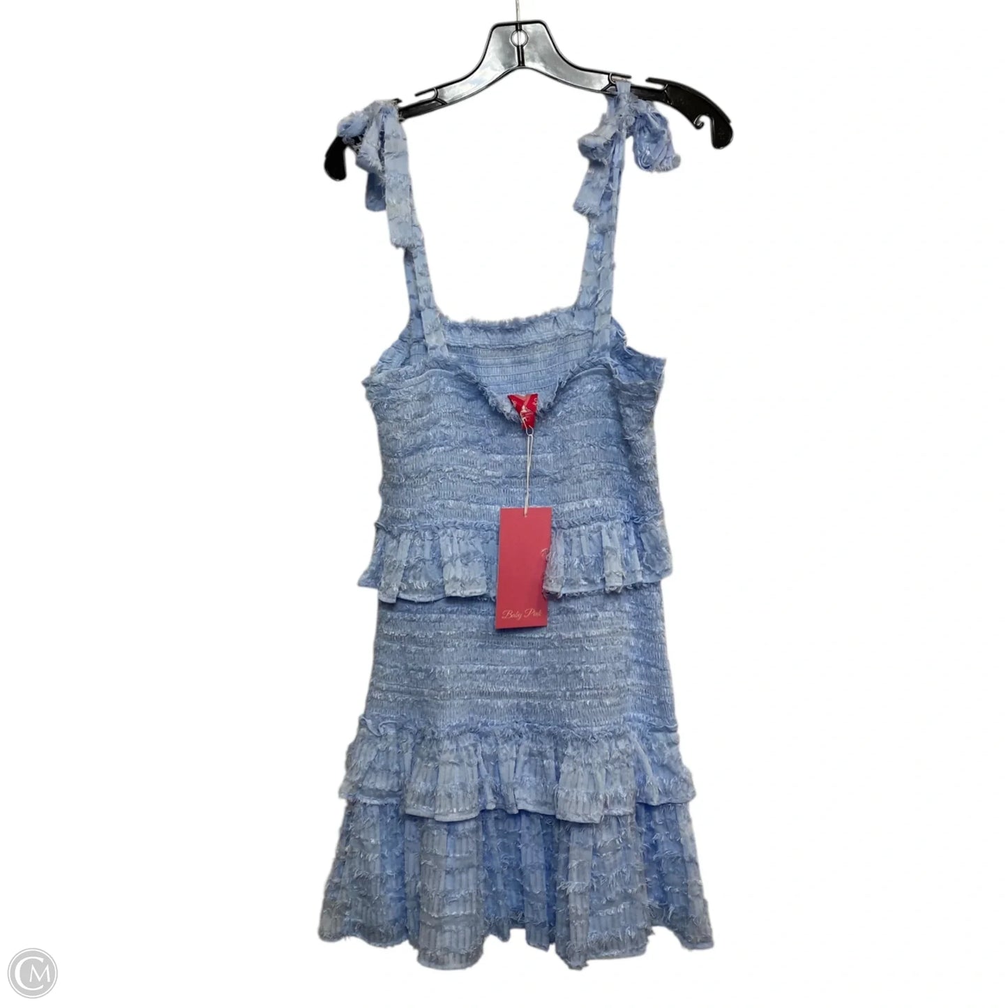 Dress Casual Short By Baby Pink In Blue, Size: M