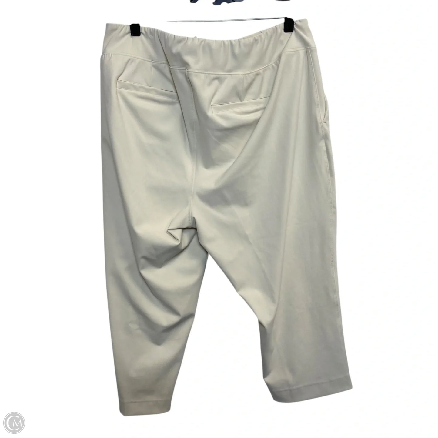 Athletic Pants By Livi Active In Cream, Size: Xl