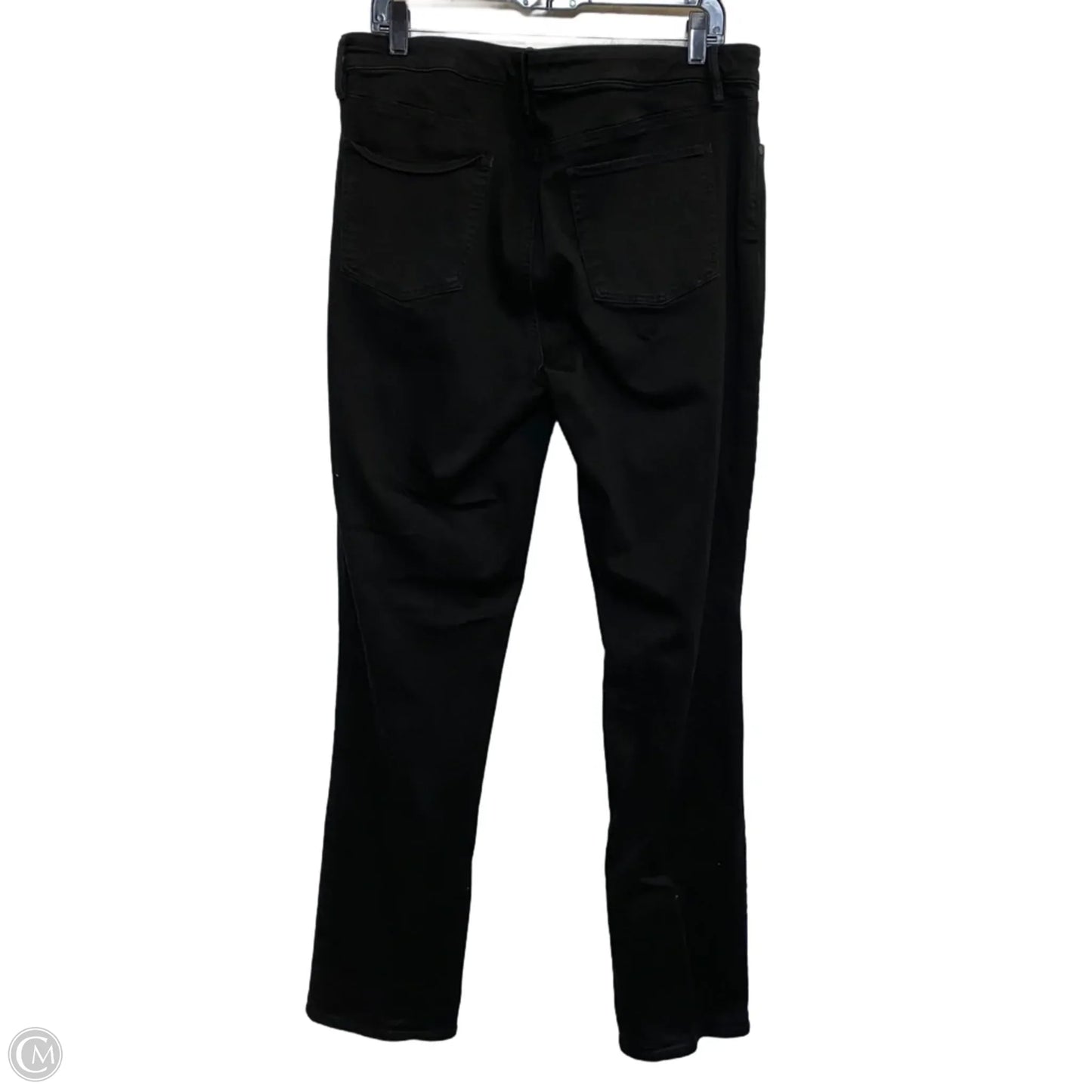 Jeans Straight By Talbots In Black Denim, Size: 1x