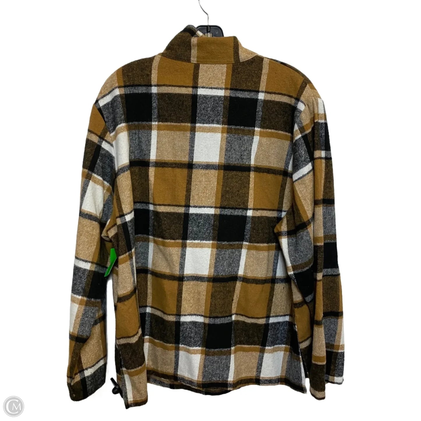 Top Long Sleeve By Shein In Brown, Size: 2x