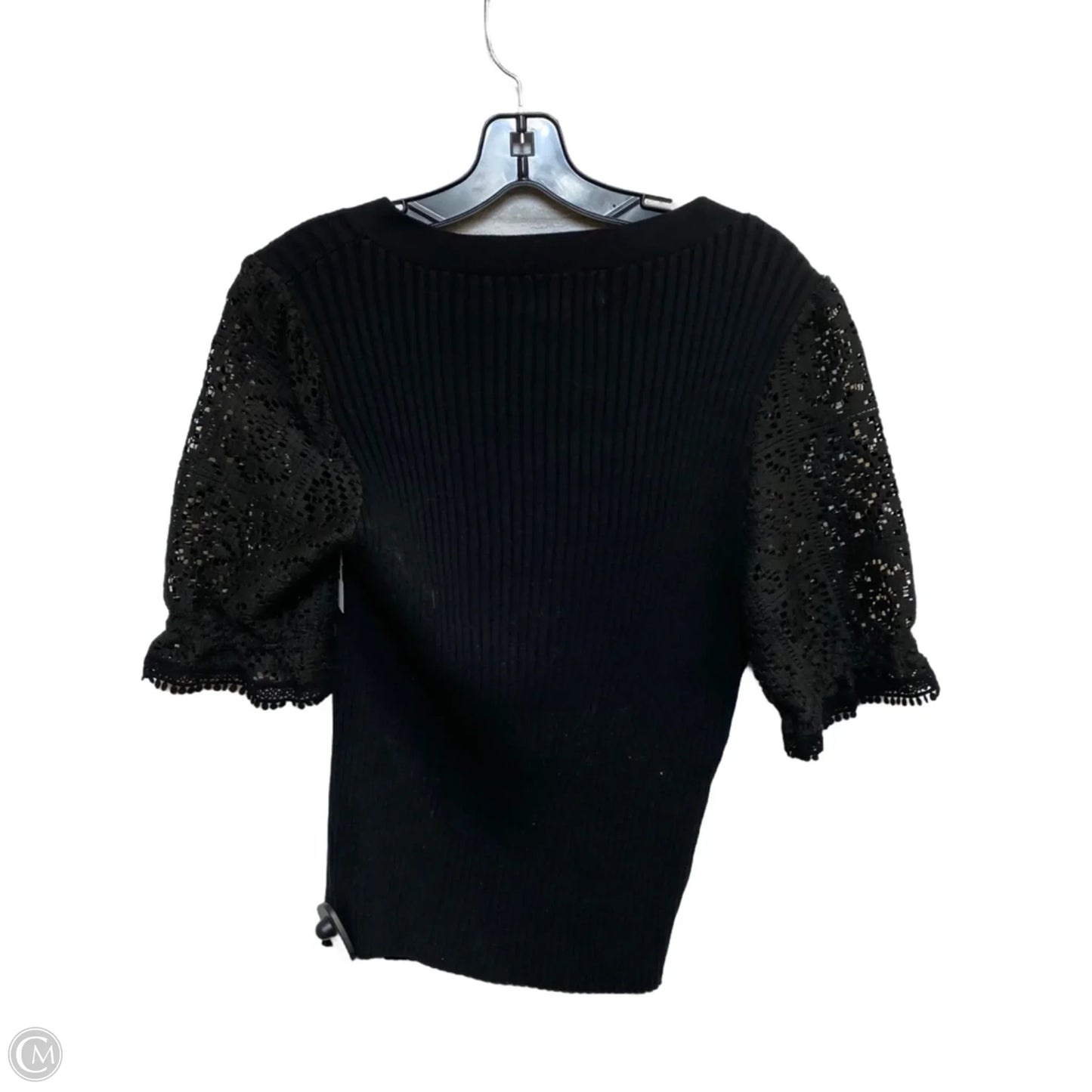 Tunic 3/4 Sleeve By Anthropologie In Black, Size: L