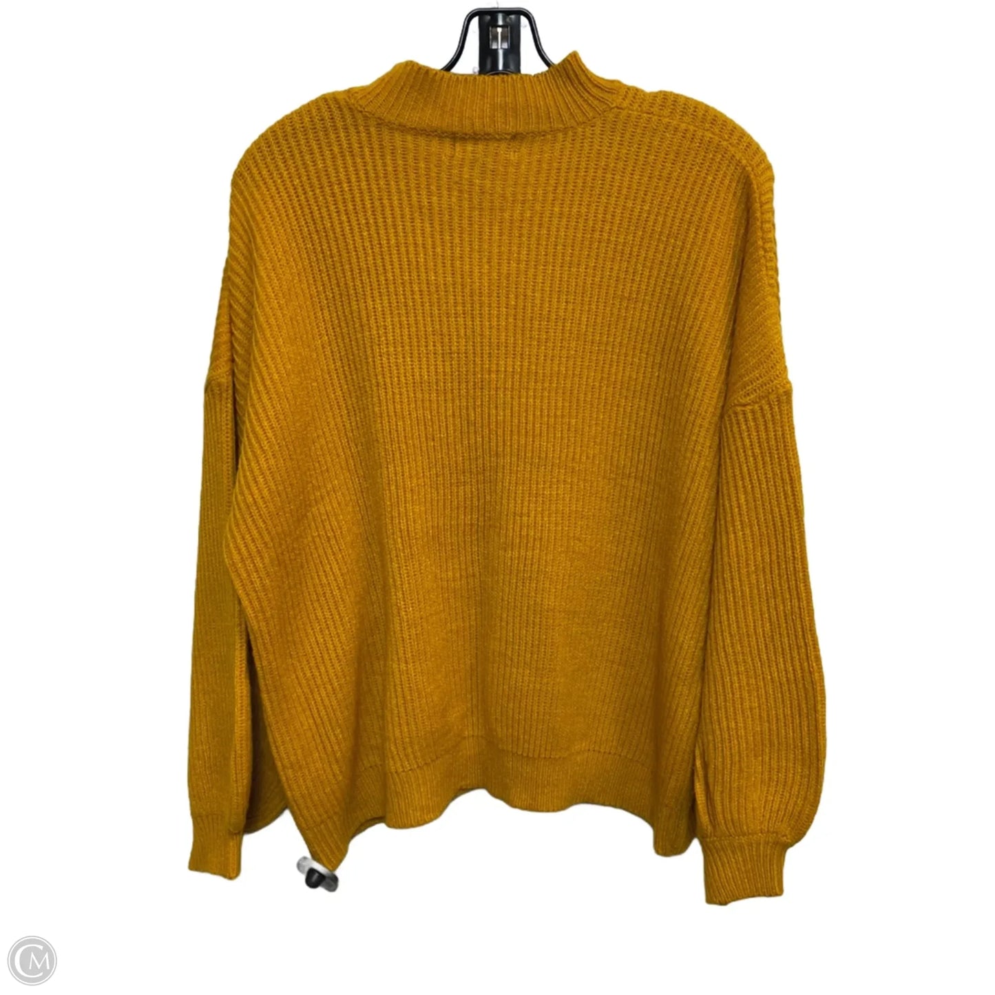 Sweater By Questions In Yellow, Size: M