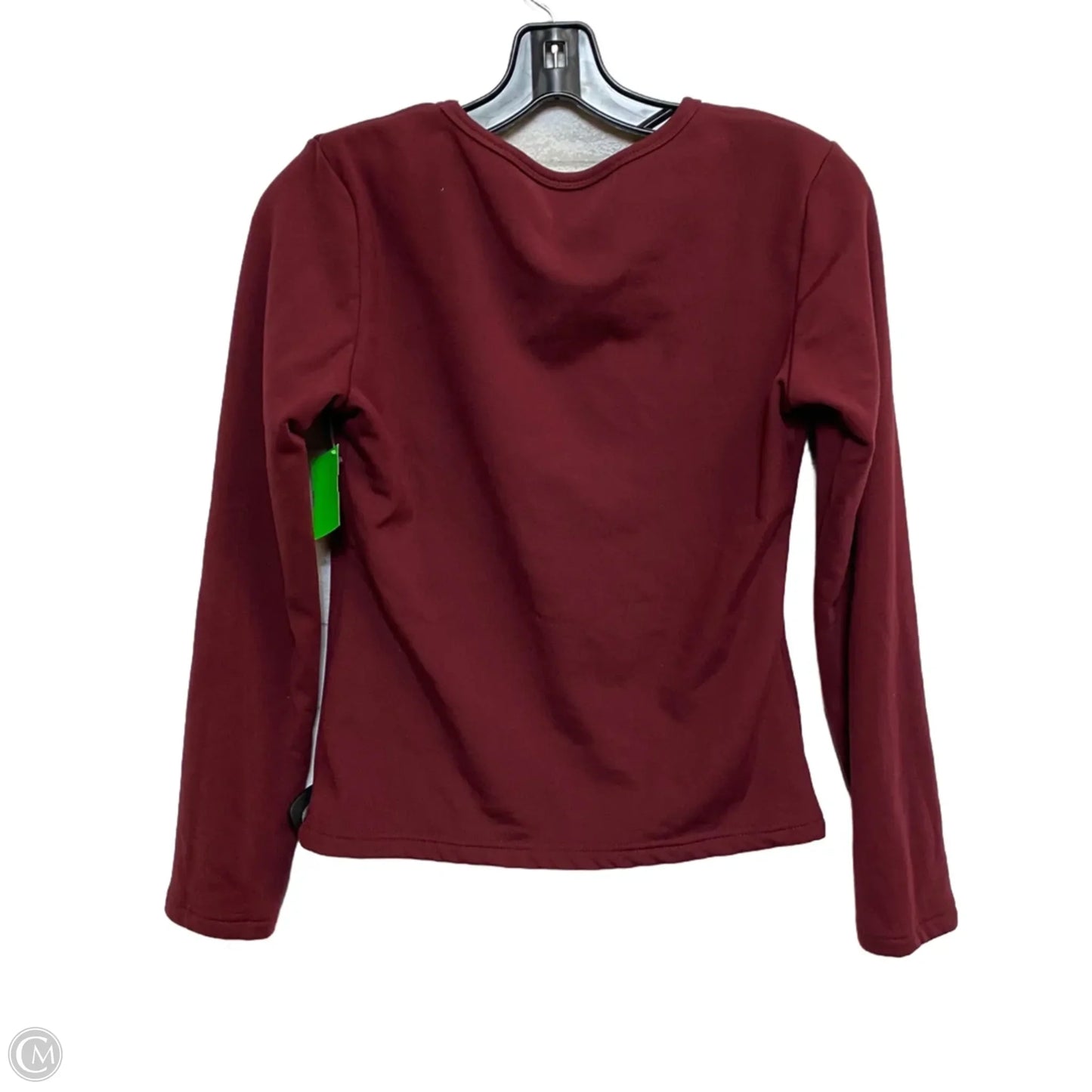 Top Long Sleeve Basic By Dazy In Red, Size: L