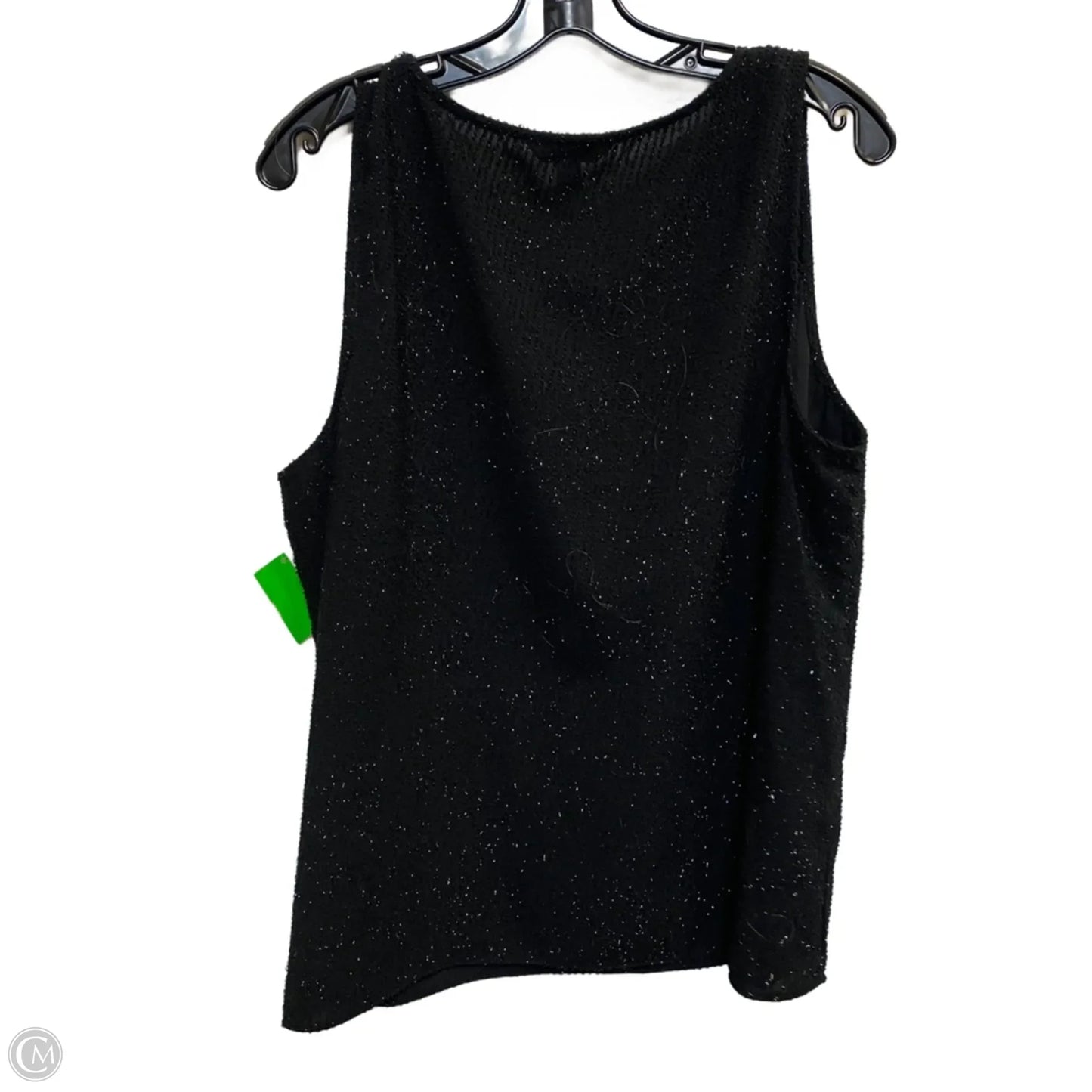 Top Sleeveless By Nine West In Black, Size: Xxl