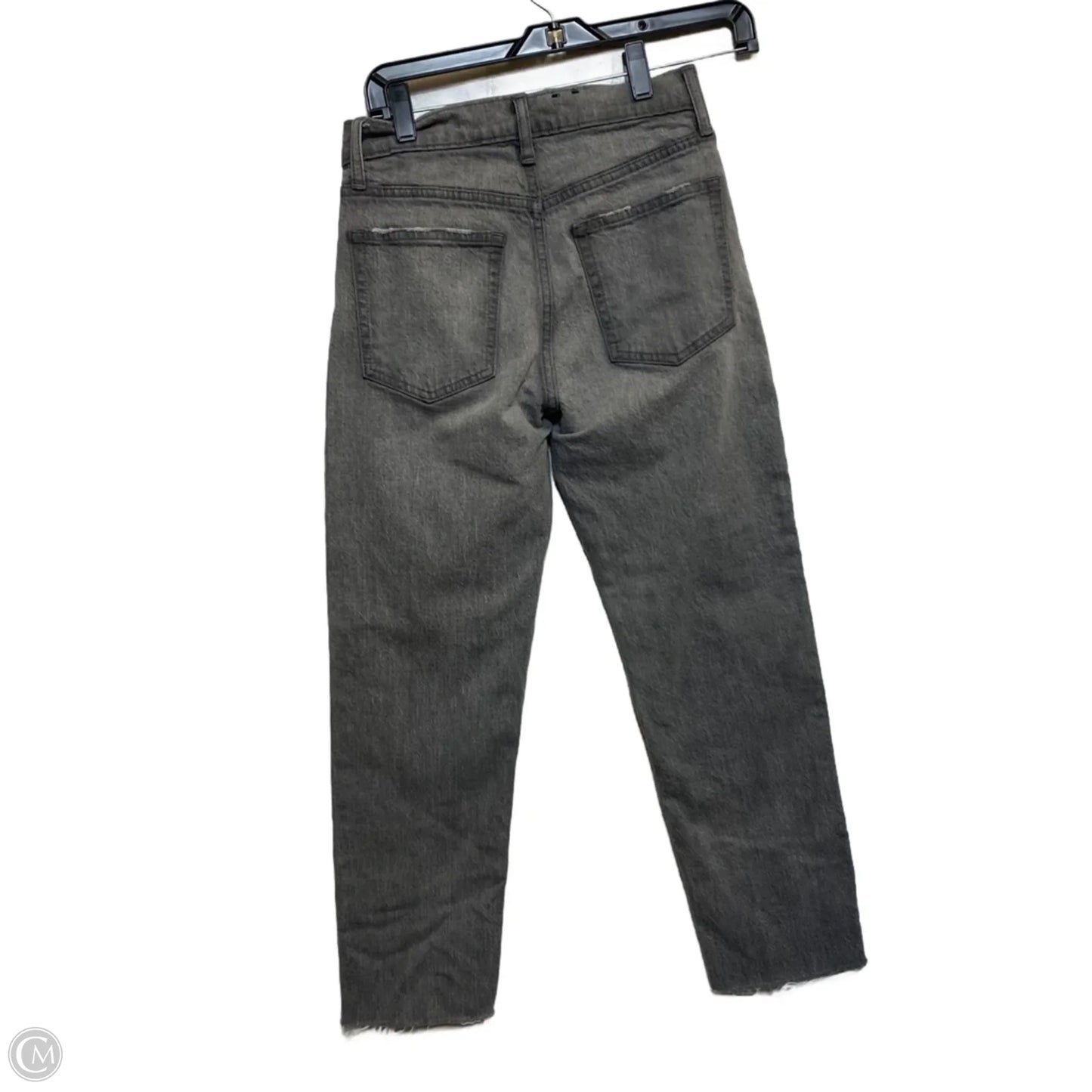 Jeans Straight By Gap In Grey Denim, Size: 2