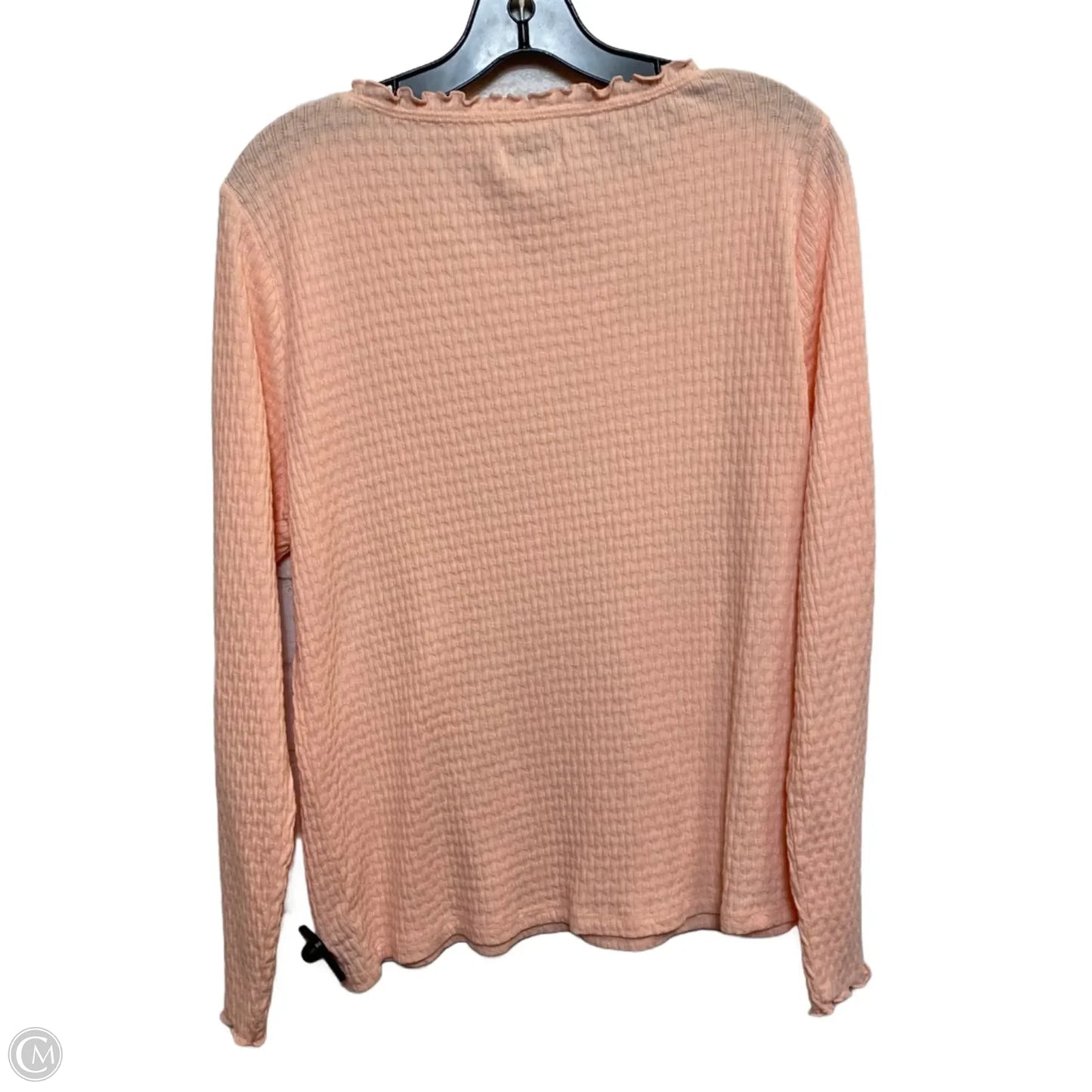 Top Long Sleeve By Wonderly In Pink, Size: Xxl