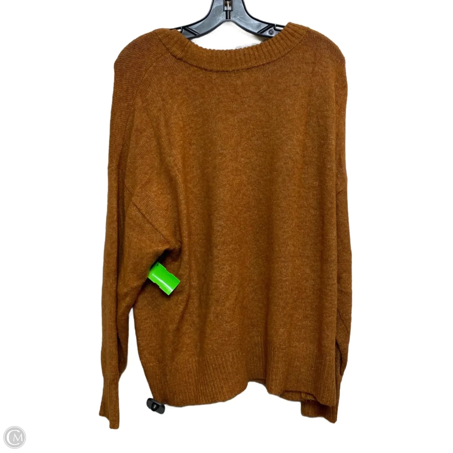 Sweater By Ava & Viv In Orange, Size: 1x