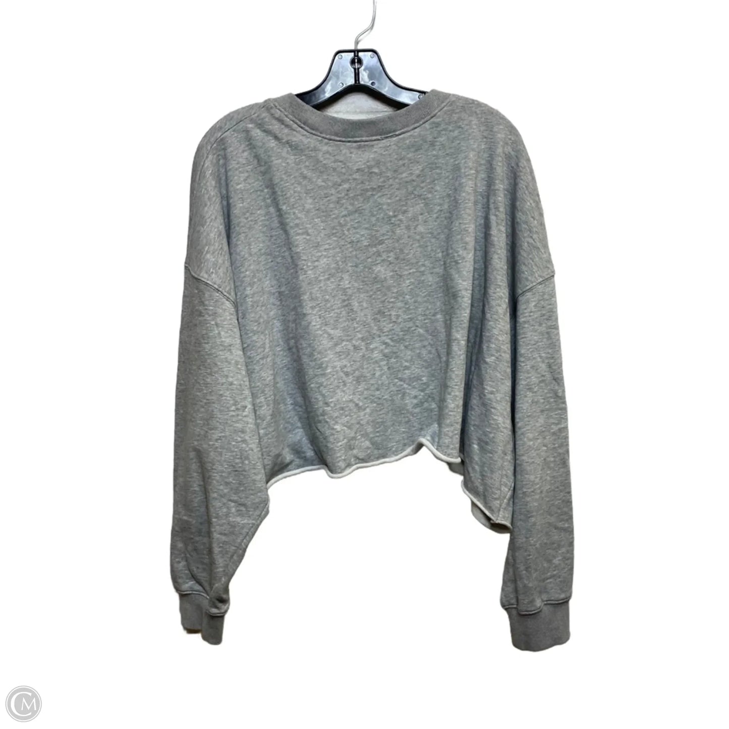 Sweatshirt Crewneck By Peach Love Cream California In Grey, Size: L