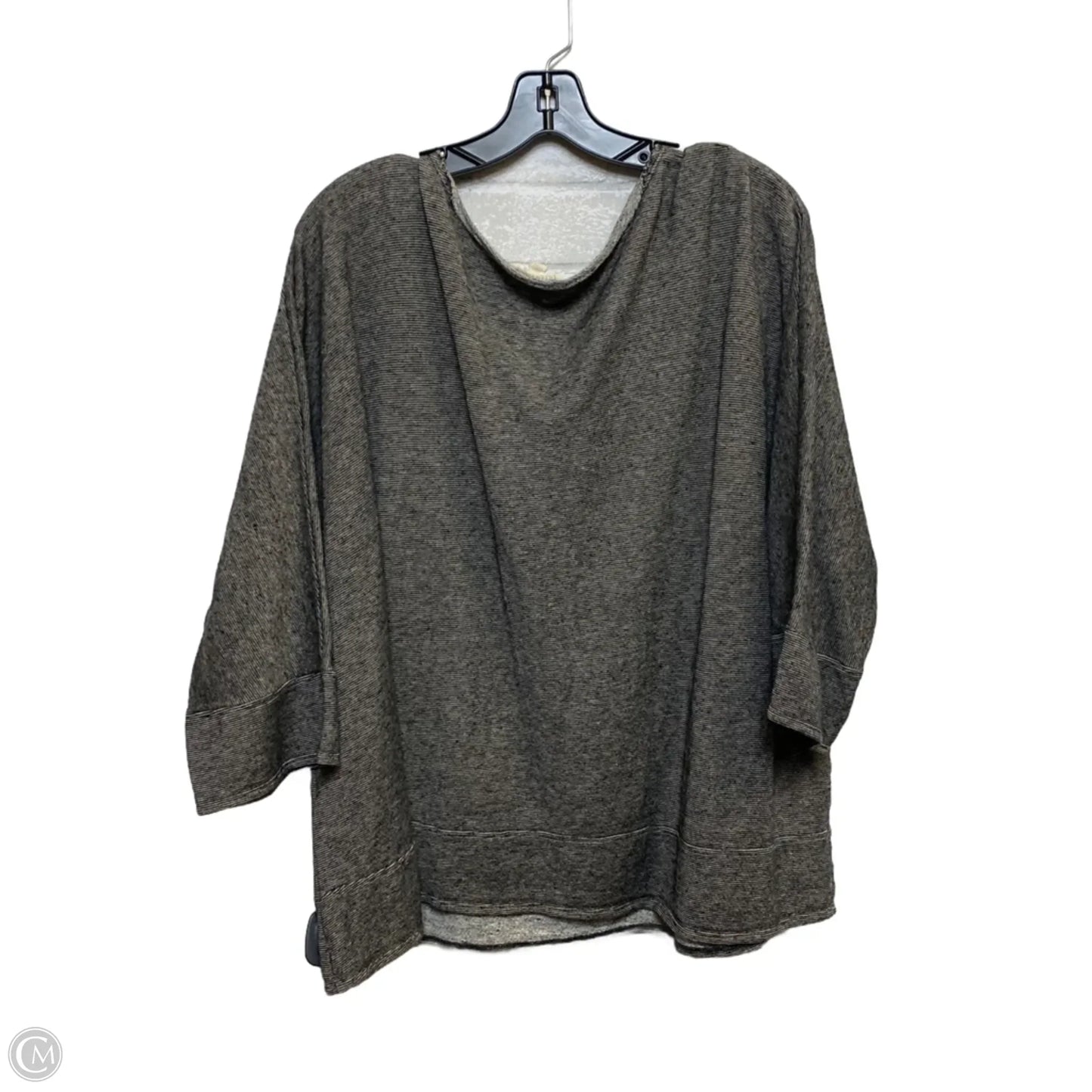 Top Long Sleeve By Eileen Fisher In Grey, Size: L