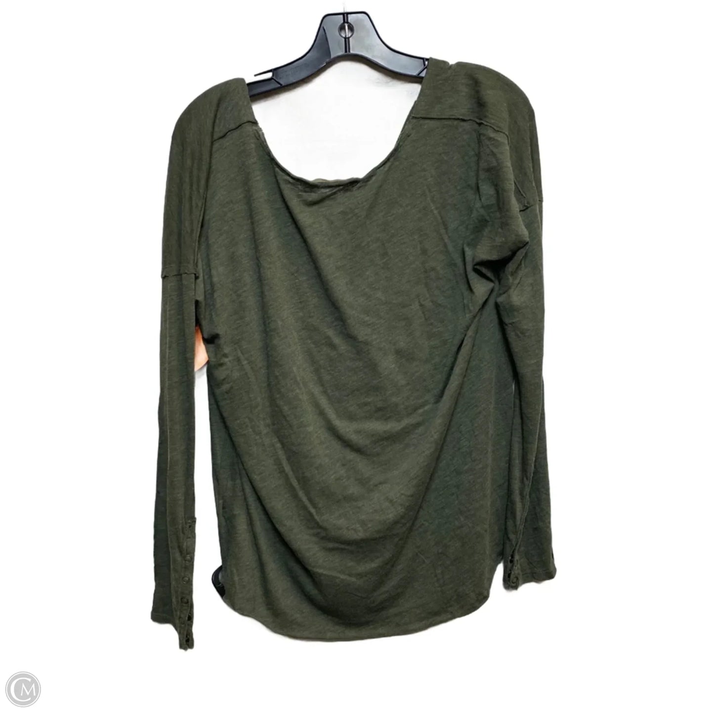 Top Long Sleeve By We The Free In Green, Size: S