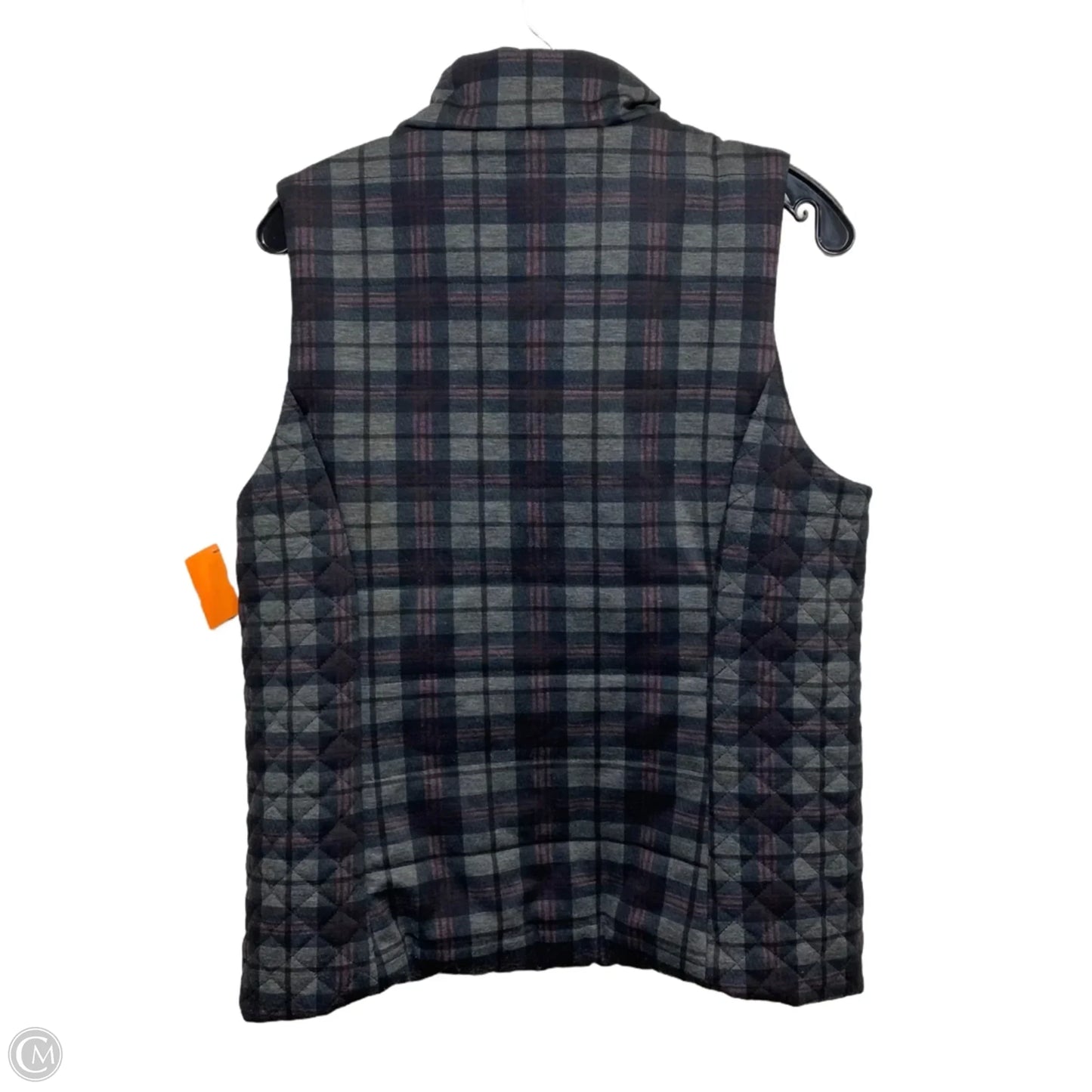 Vest Puffer & Quilted By Lemon Tart In Black & Red, Size: L