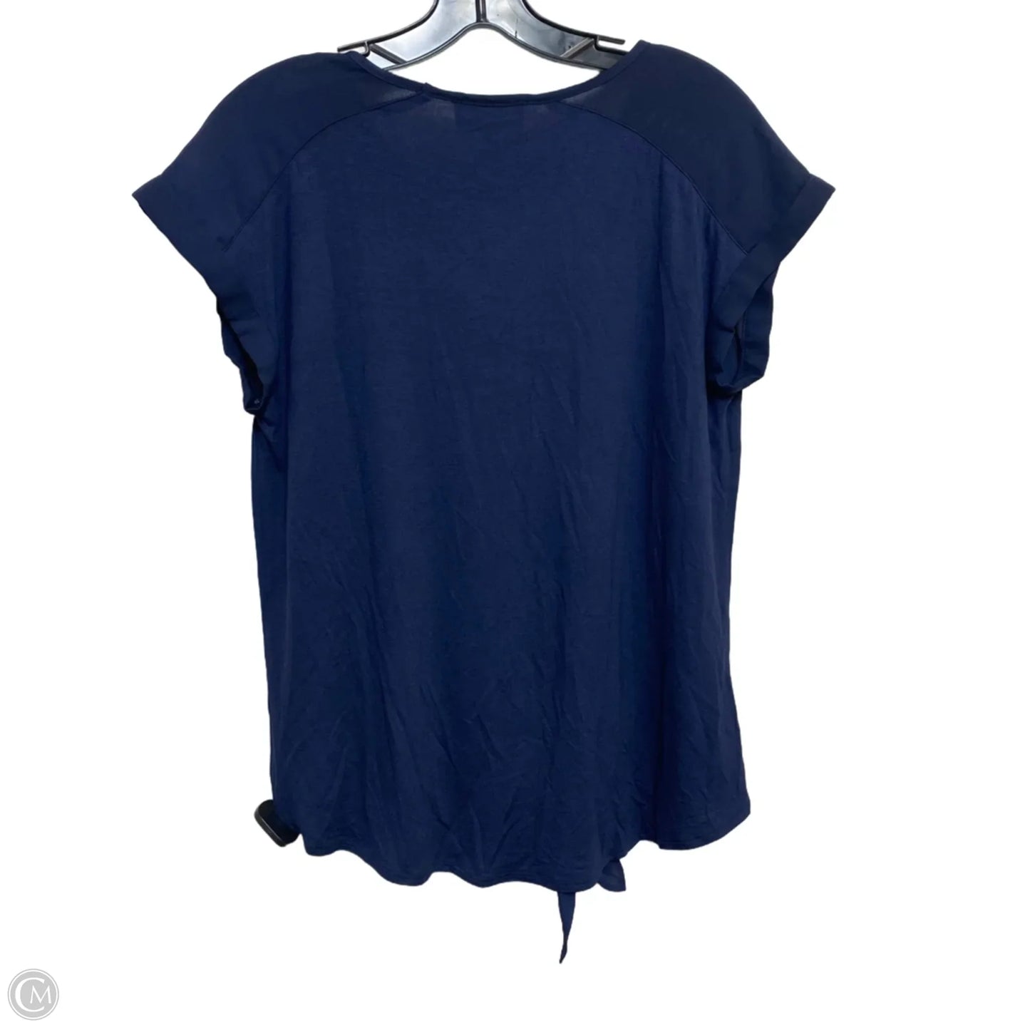 Top Short Sleeve By Fortune & Ivy In Blue, Size: S