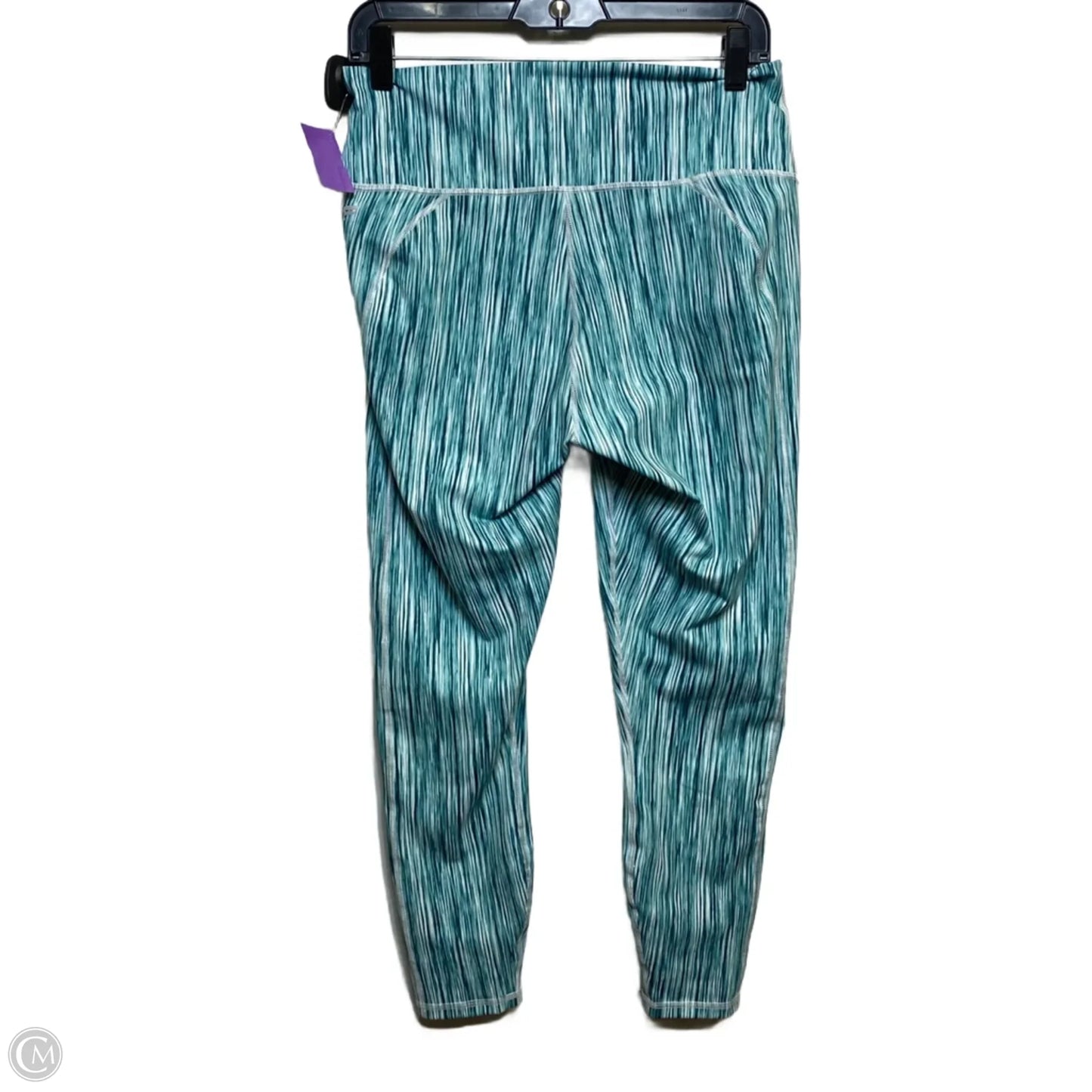 Athletic Leggings By Fabletics In Teal, Size: L