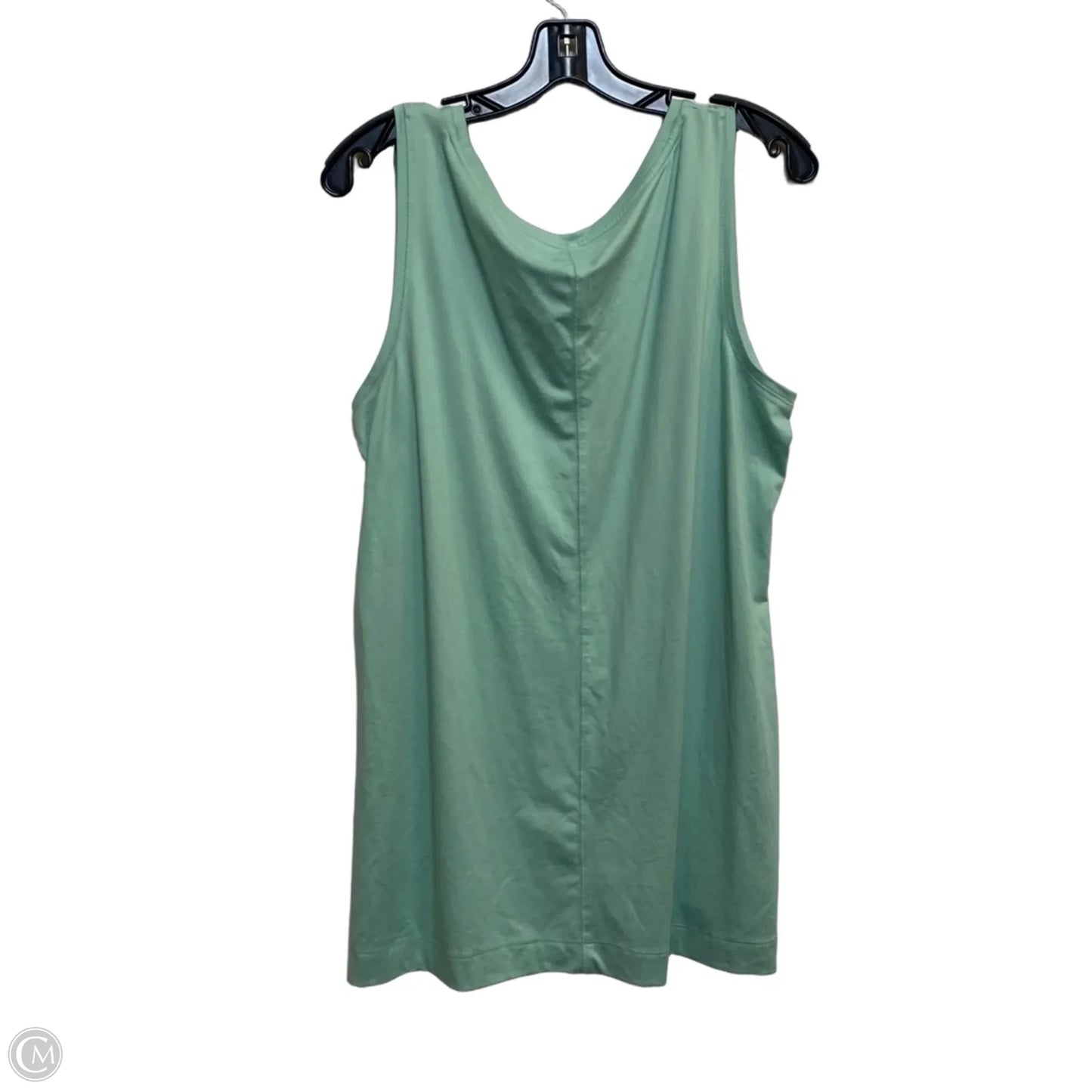 Top Sleeveless By Wonderly In Green, Size: Xl
