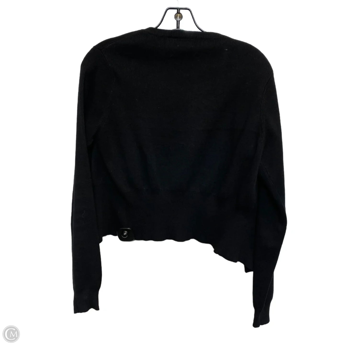 Sweater Cardigan By Allen Allen In Black, Size: S