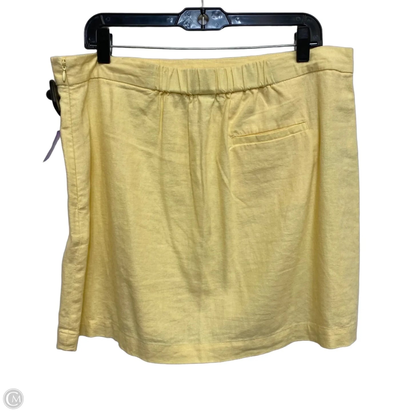 Skirt Mini & Short By Old Navy In Yellow, Size: L