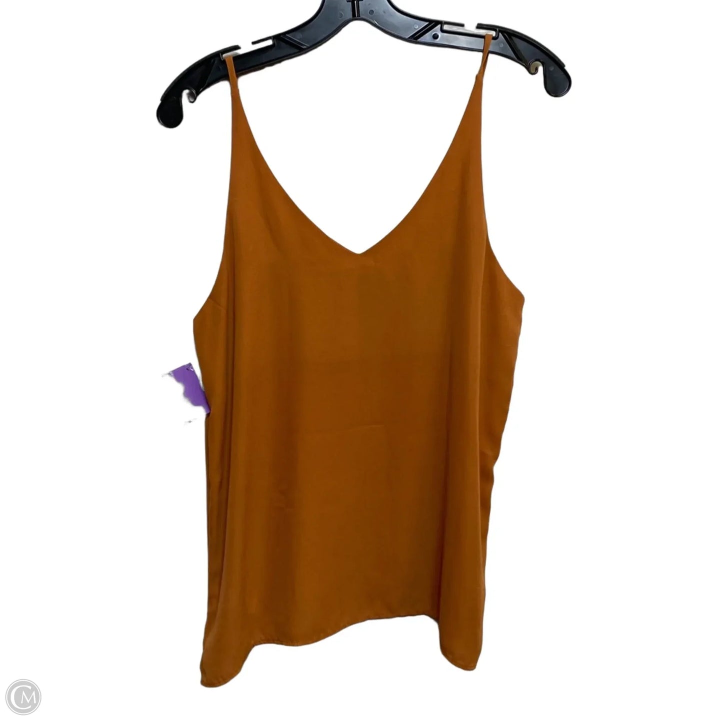 Top Sleeveless By Shinestar In Orange, Size: M