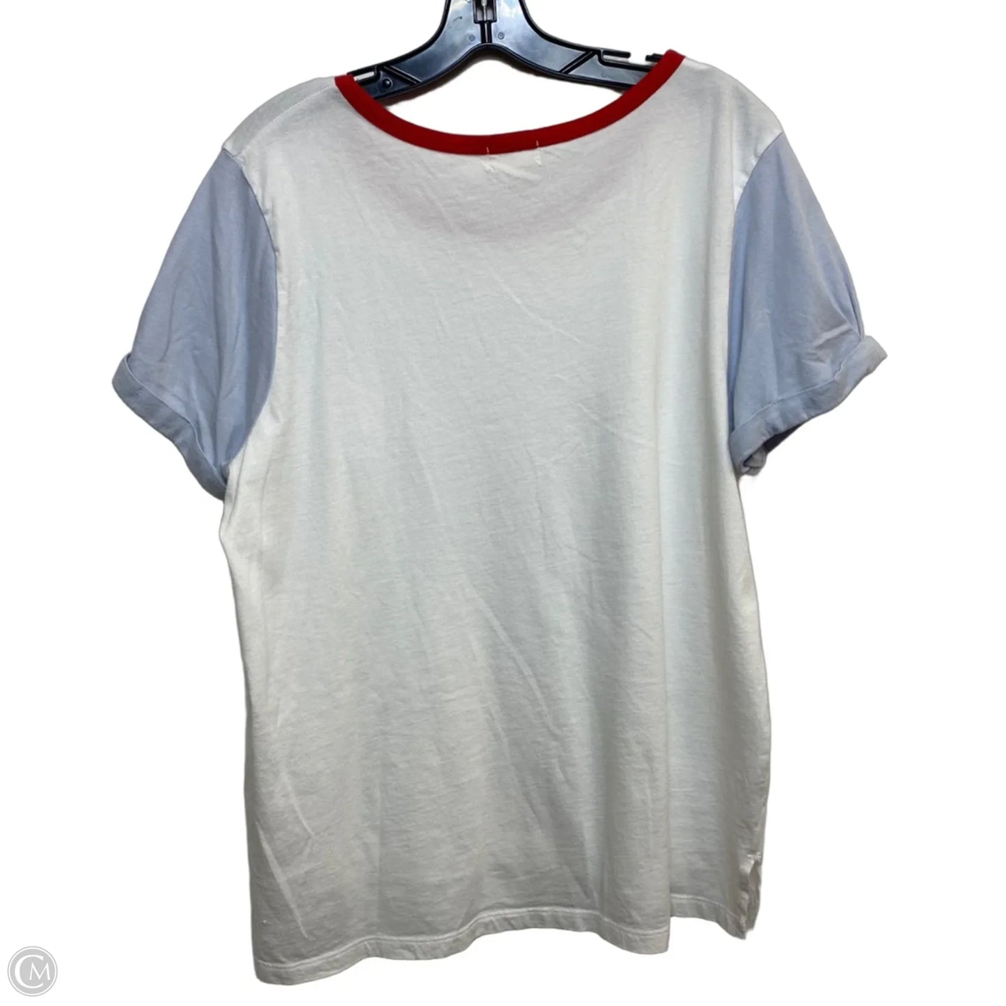 Top Short Sleeve By T.la In White, Size: Xl