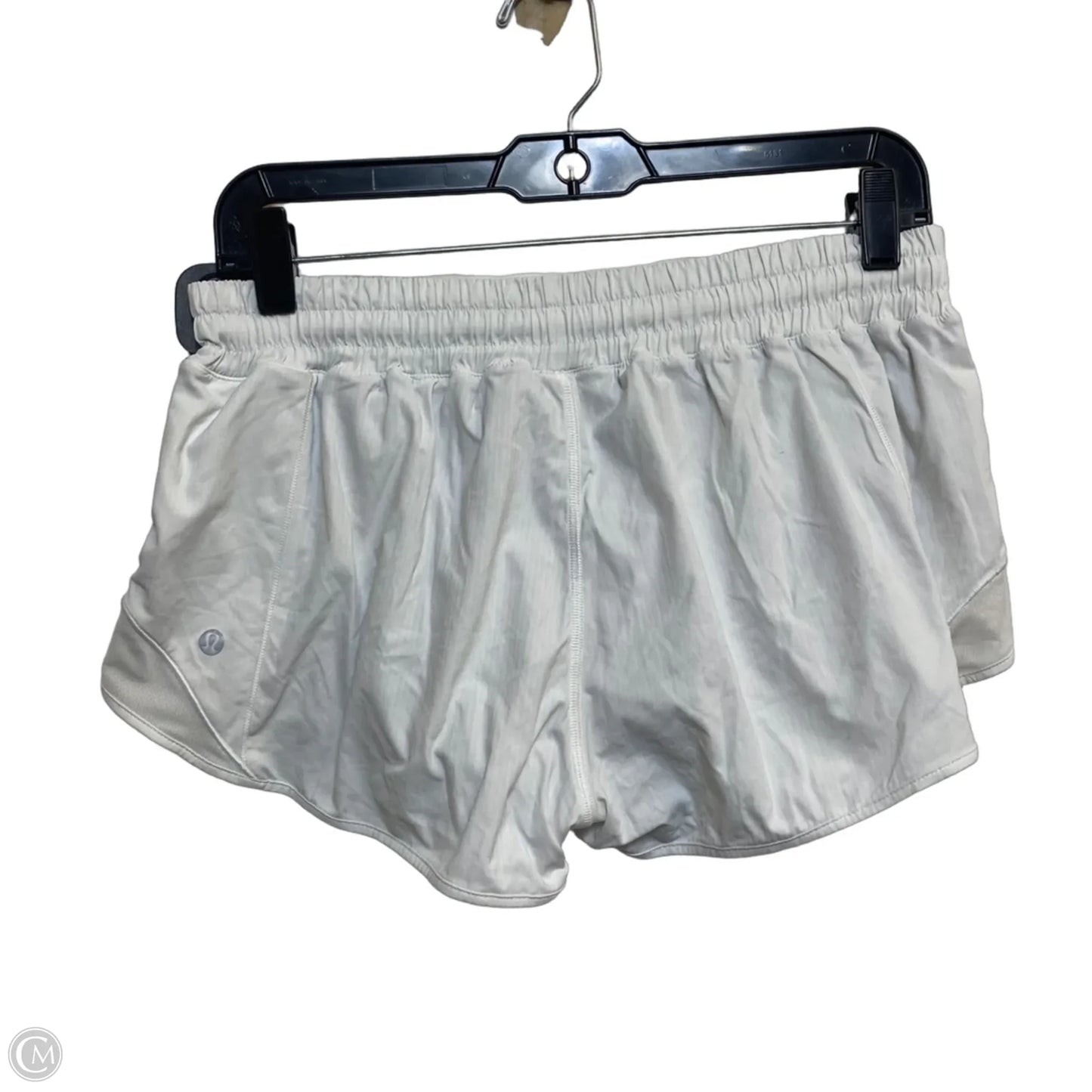 Athletic Shorts Designer By Lululemon In White, Size: M