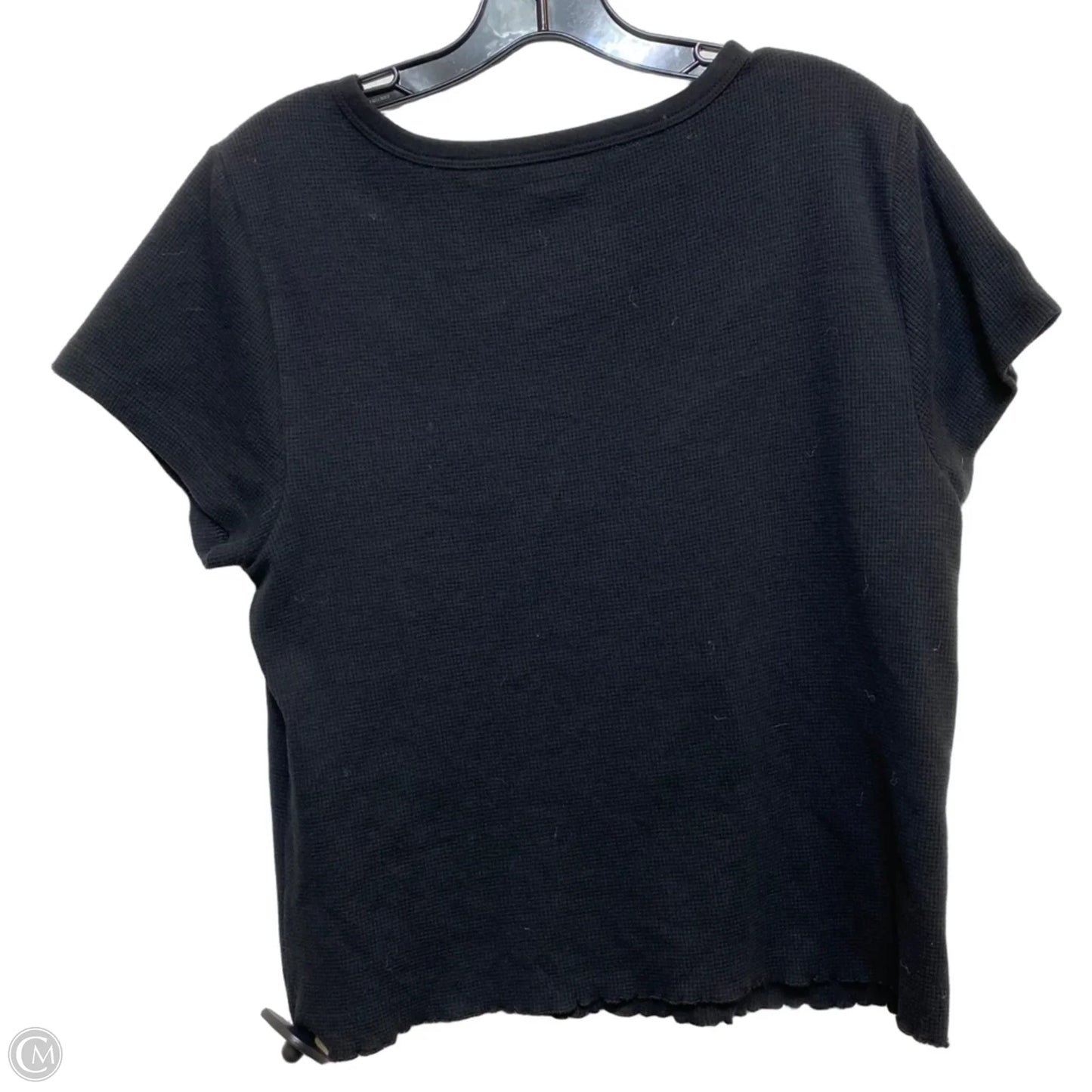 Top Short Sleeve By Old Navy In Black, Size: Xl