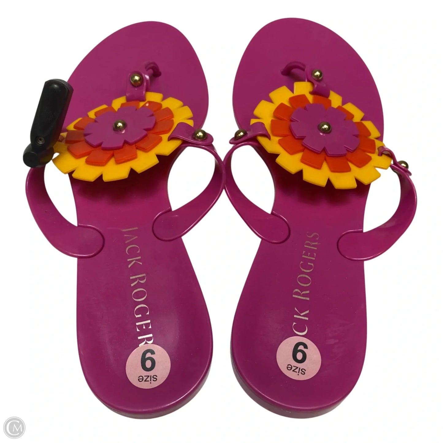 Sandals Designer By Jack Rogers In Pink, Size: 9