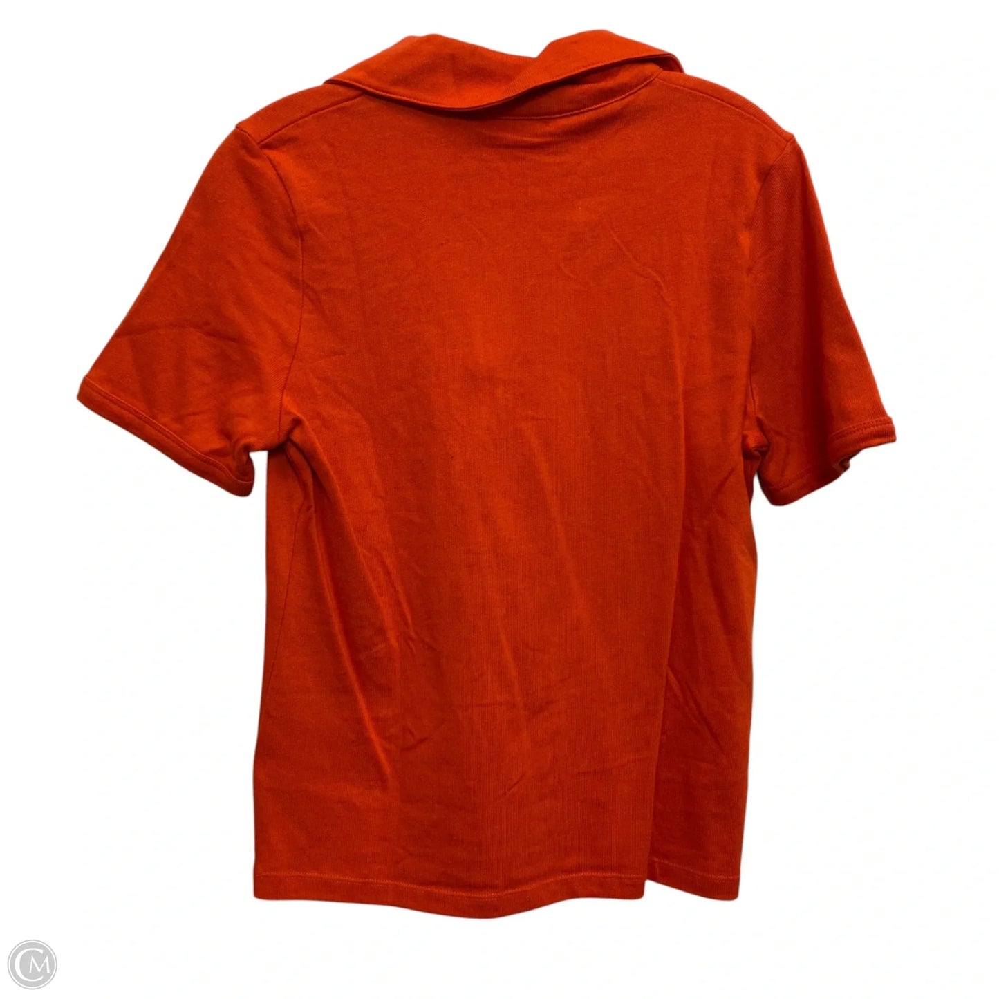 Top Short Sleeve By Maeve In Orange, Size: M