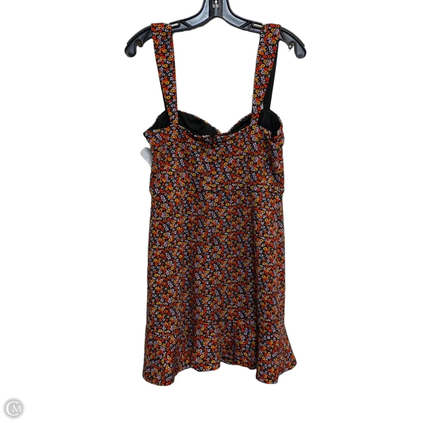 Dress Casual Short By Hutch In Black & Orange, Size: M