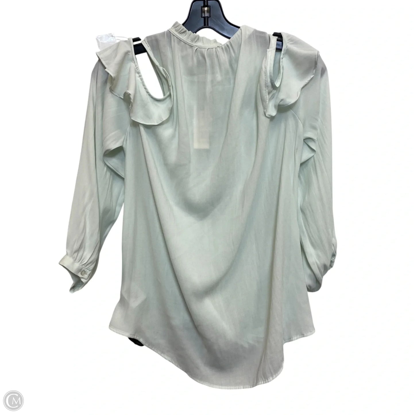 Top Long Sleeve By Maeve In Green, Size: S