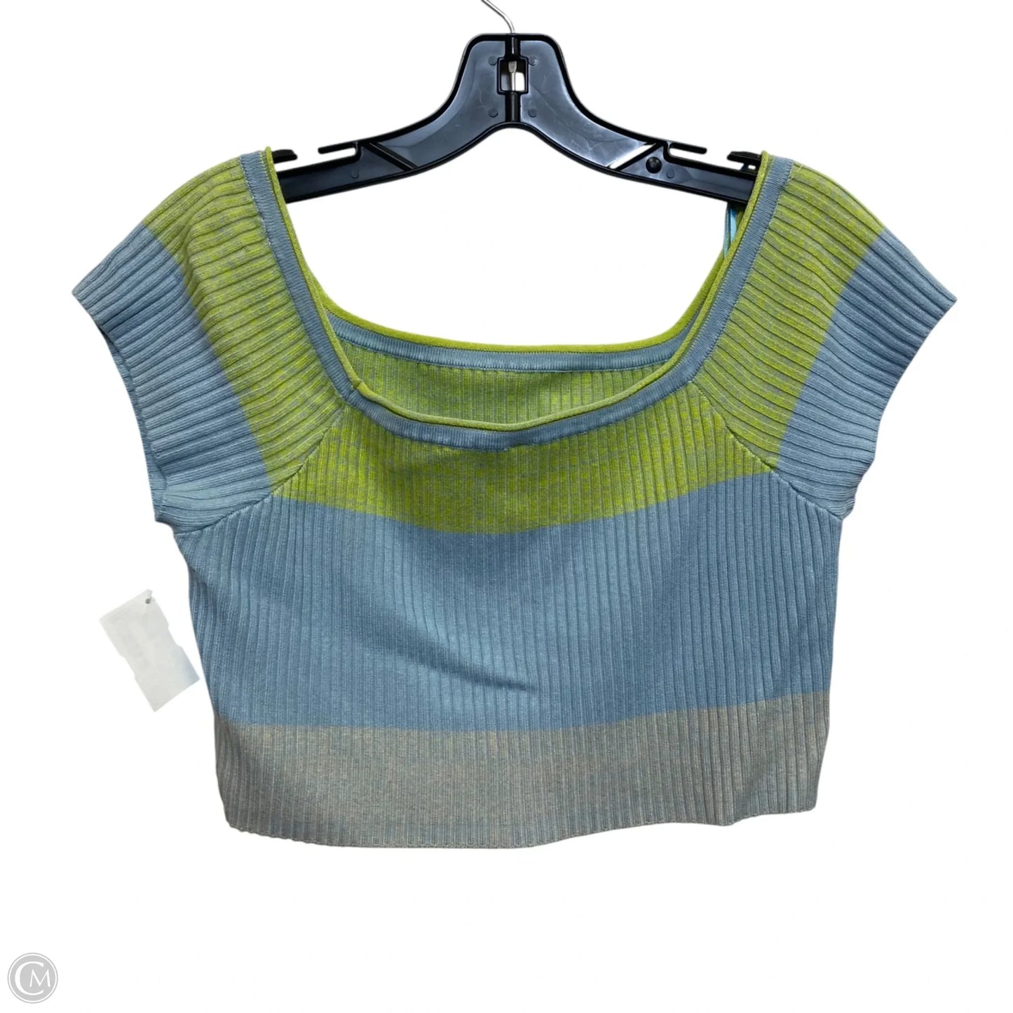 Top Sleeveless By Daily Practice By Anthropologie In Blue & Green, Size: L