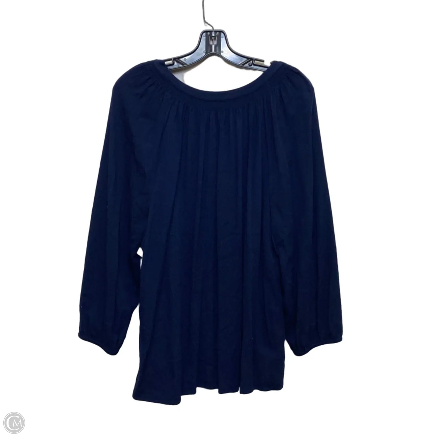 Top Long Sleeve By Crown And Ivy In Blue, Size: Xl