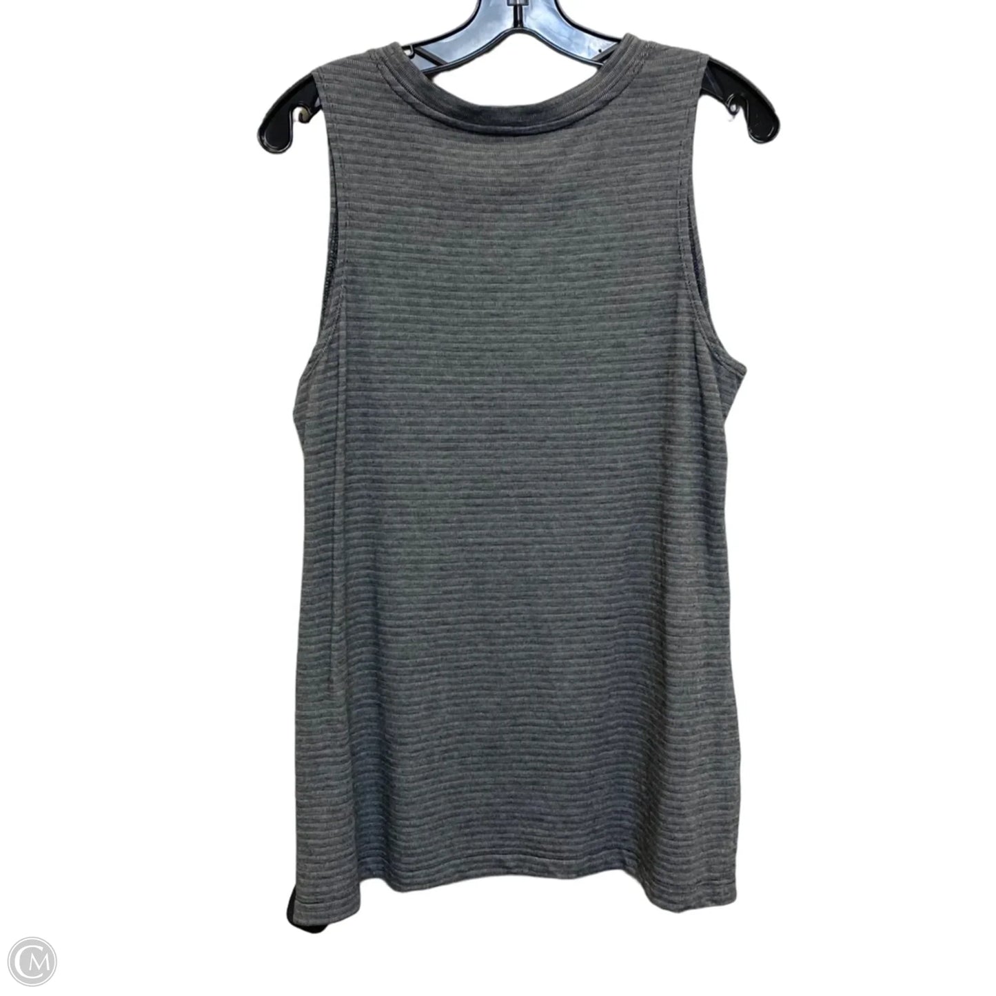 Athletic Tank Top By Athletic Works In Grey, Size: L