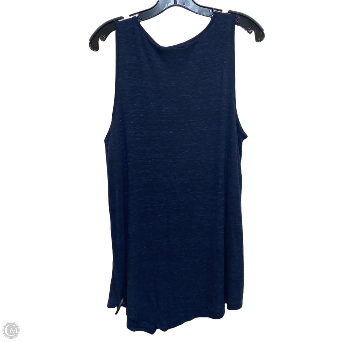 Top Sleeveless By Apt 9 In Blue, Size: L