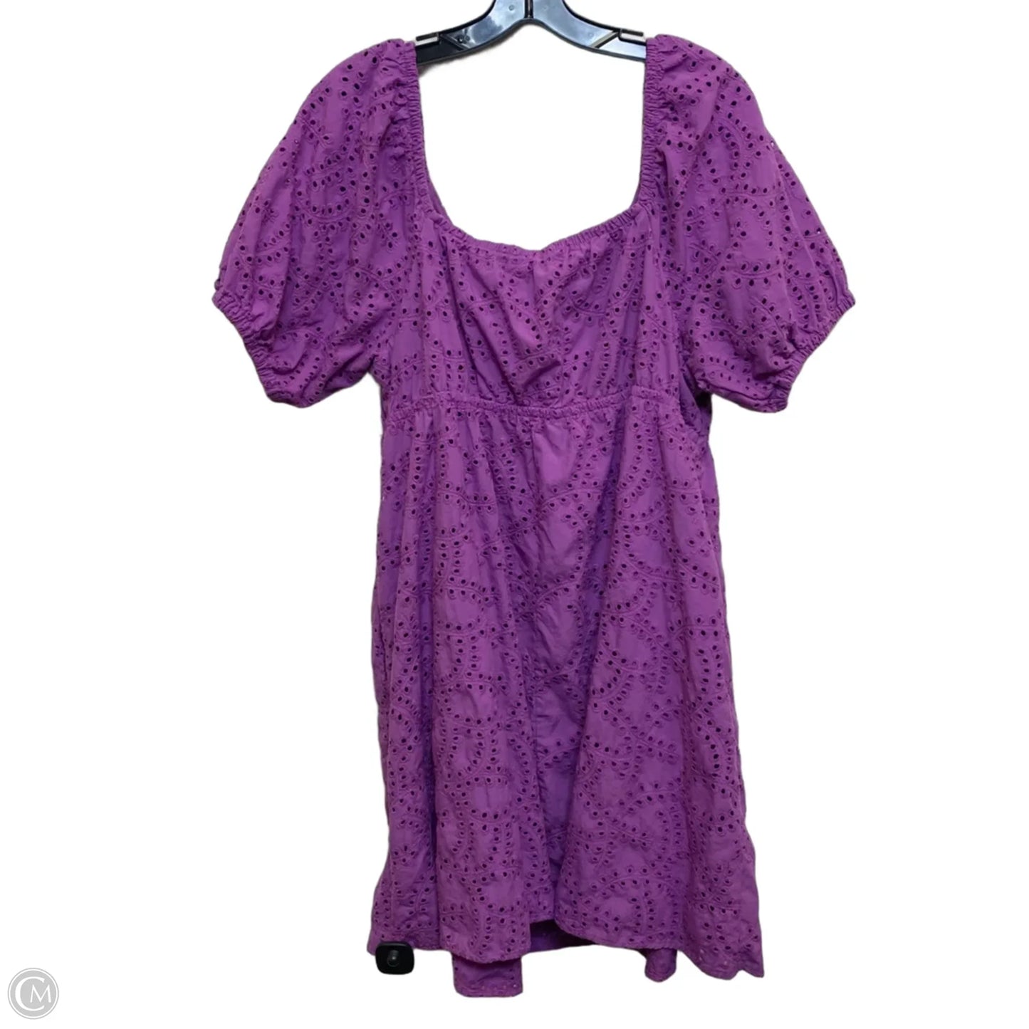 Dress Casual Short By Time And Tru In Purple, Size: Xxl