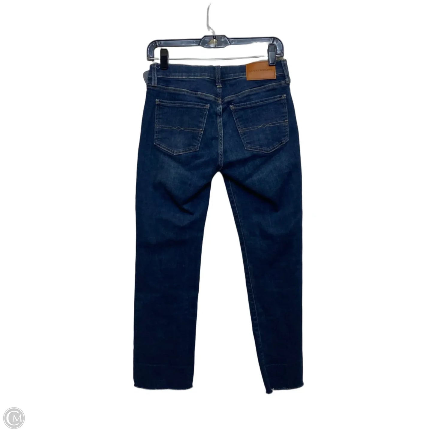 Jeans Straight By Lucky Brand In Blue Denim, Size: 2