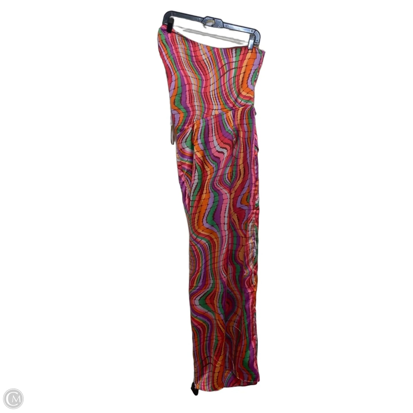 Dress Casual Maxi By Do + Be In Green & Pink, Size: S