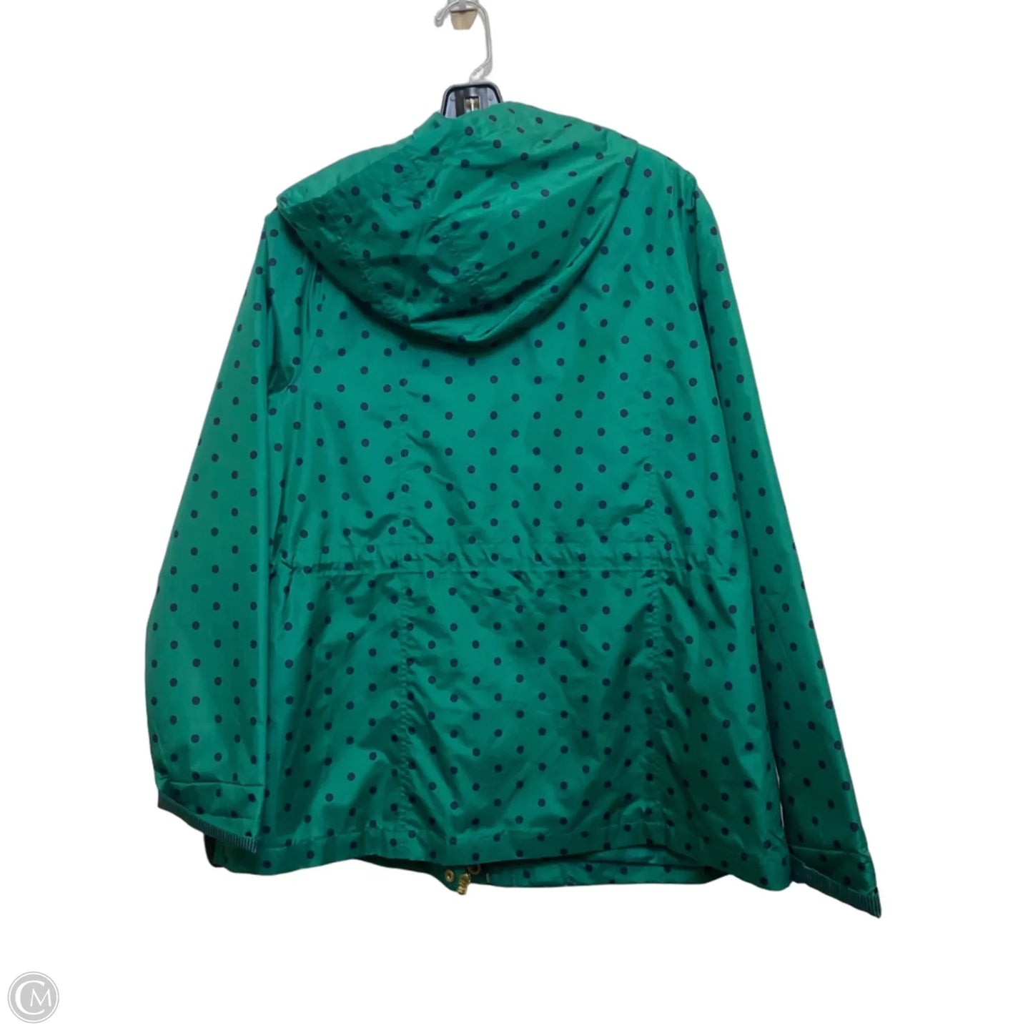 Jacket Windbreaker By Kim Rogers In Green, Size: L