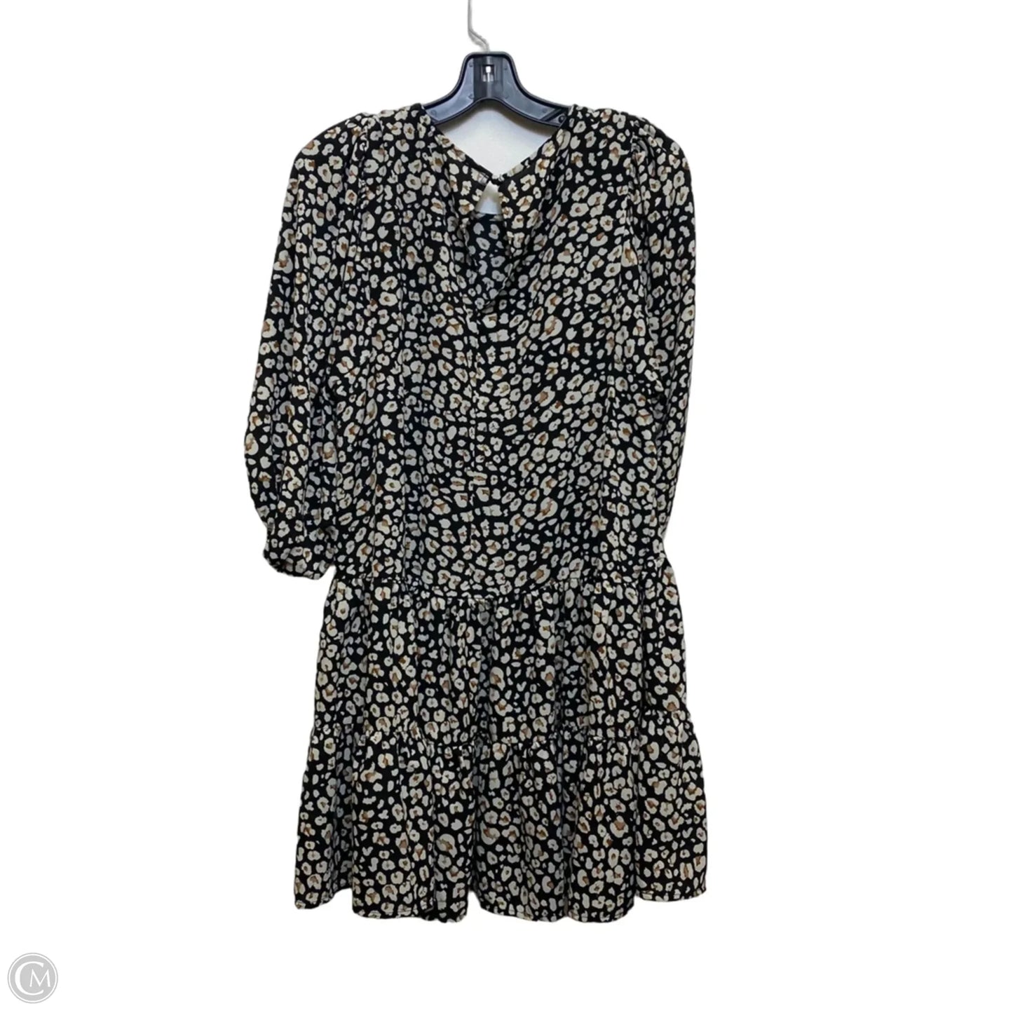 Dress Casual Short By Ee Some In Black & Brown, Size: M