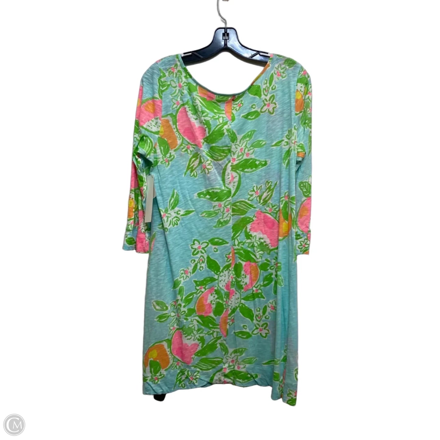 Dress Designer By Lilly Pulitzer In Blue & Green, Size: L