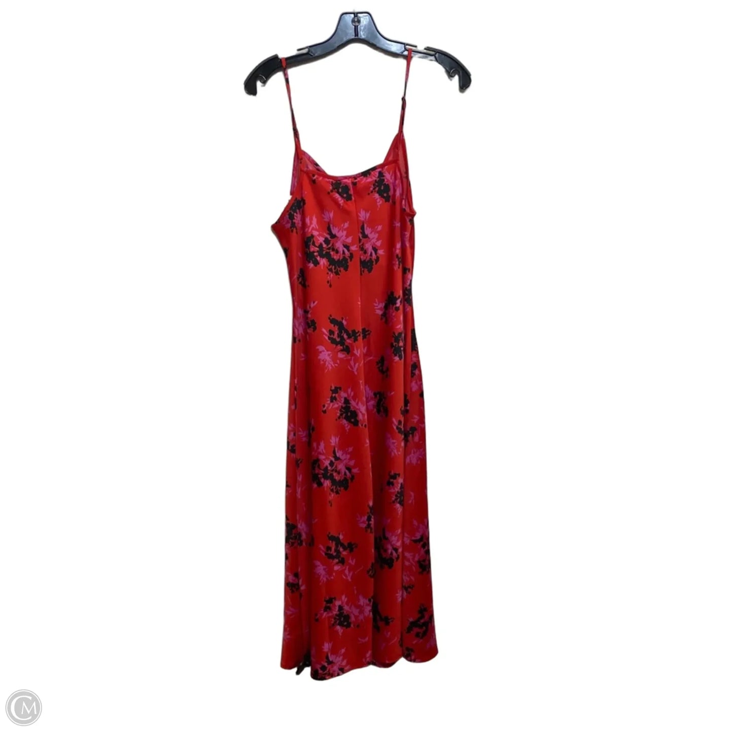 Dress Casual Midi By A New Day In Red, Size: M