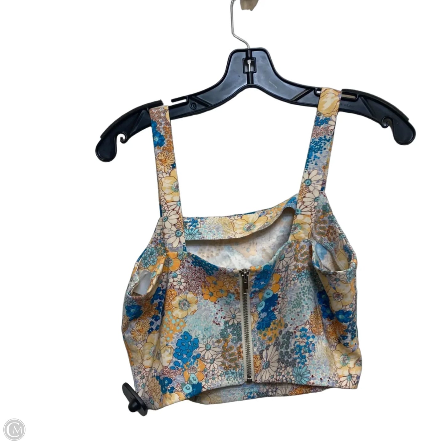 Top Sleeveless By Altard State In Blue & Cream, Size: M