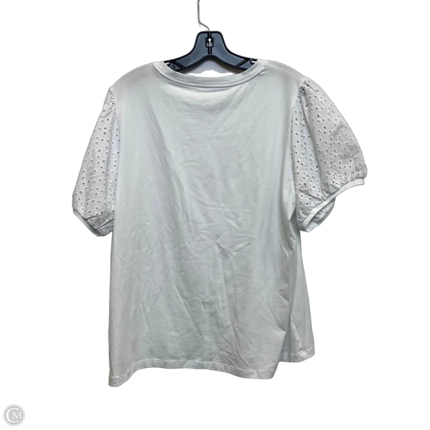 Top Short Sleeve By Tommy Hilfiger In White, Size: Xl