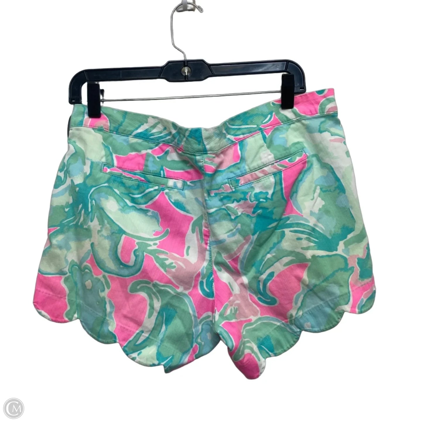 Shorts Designer By Lilly Pulitzer In Green & Pink, Size: 12