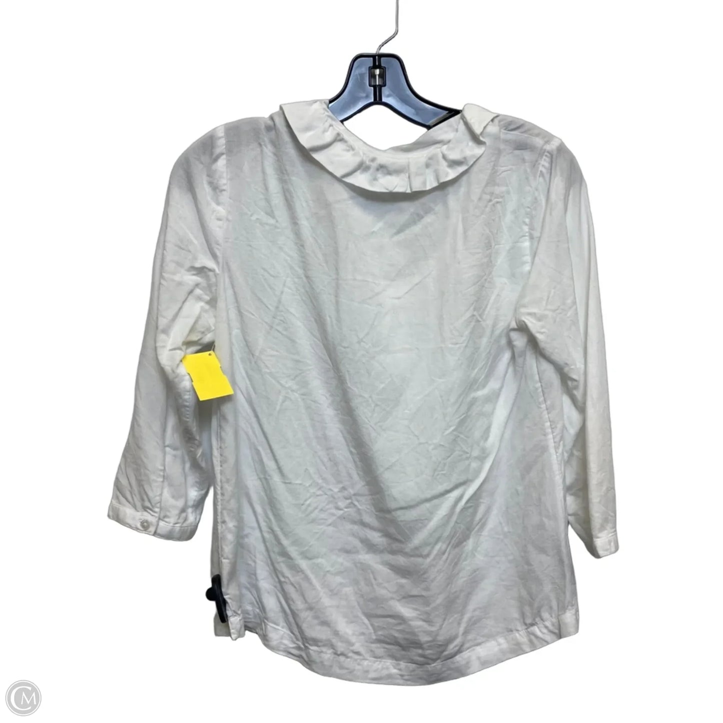 Top Long Sleeve By Crown And Ivy In White, Size: Xs