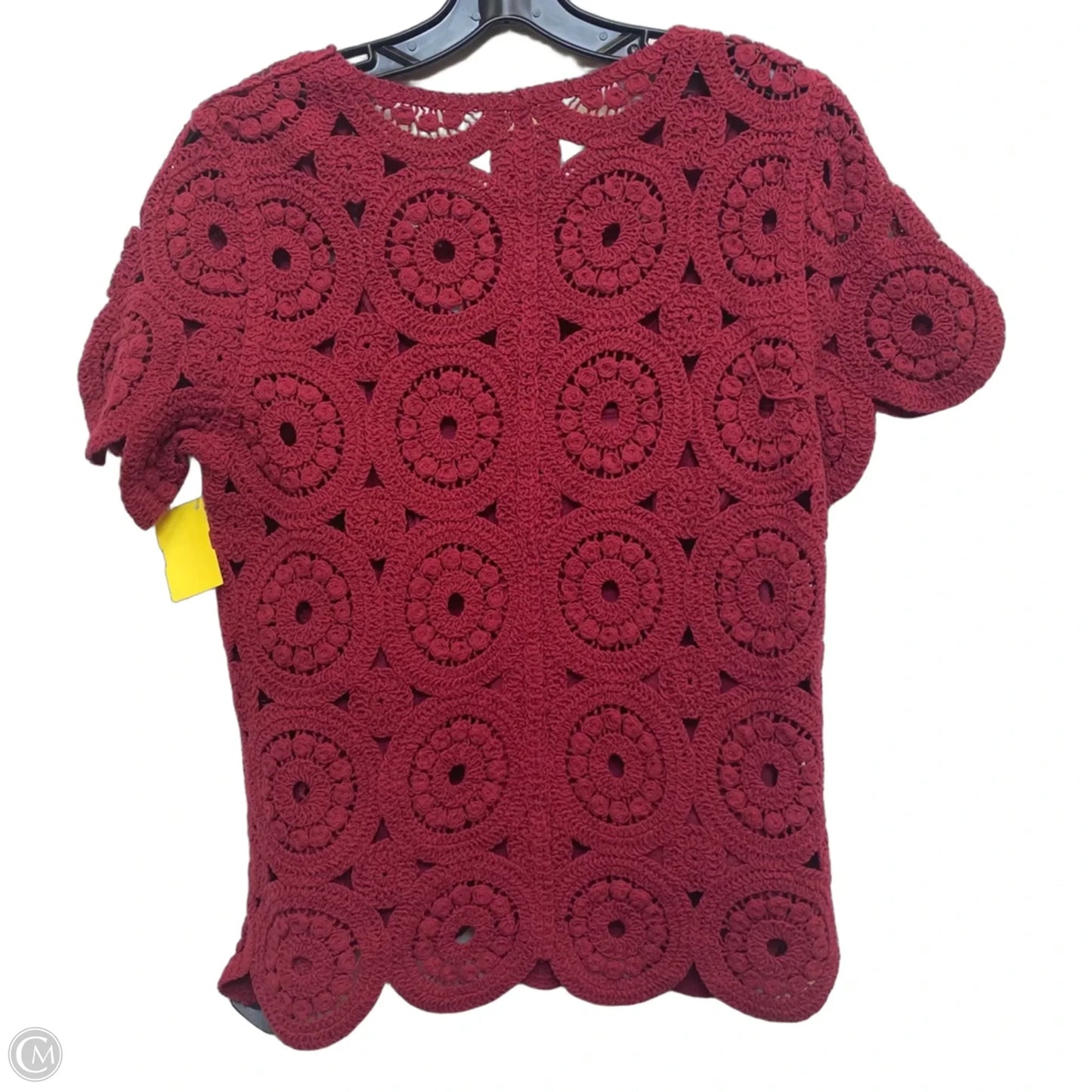 Top Short Sleeve By Wonderly In Red, Size: S