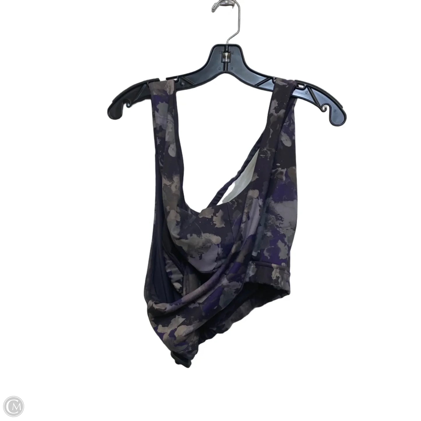 Athletic Bra By Cato In Grey & Purple, Size: 3x
